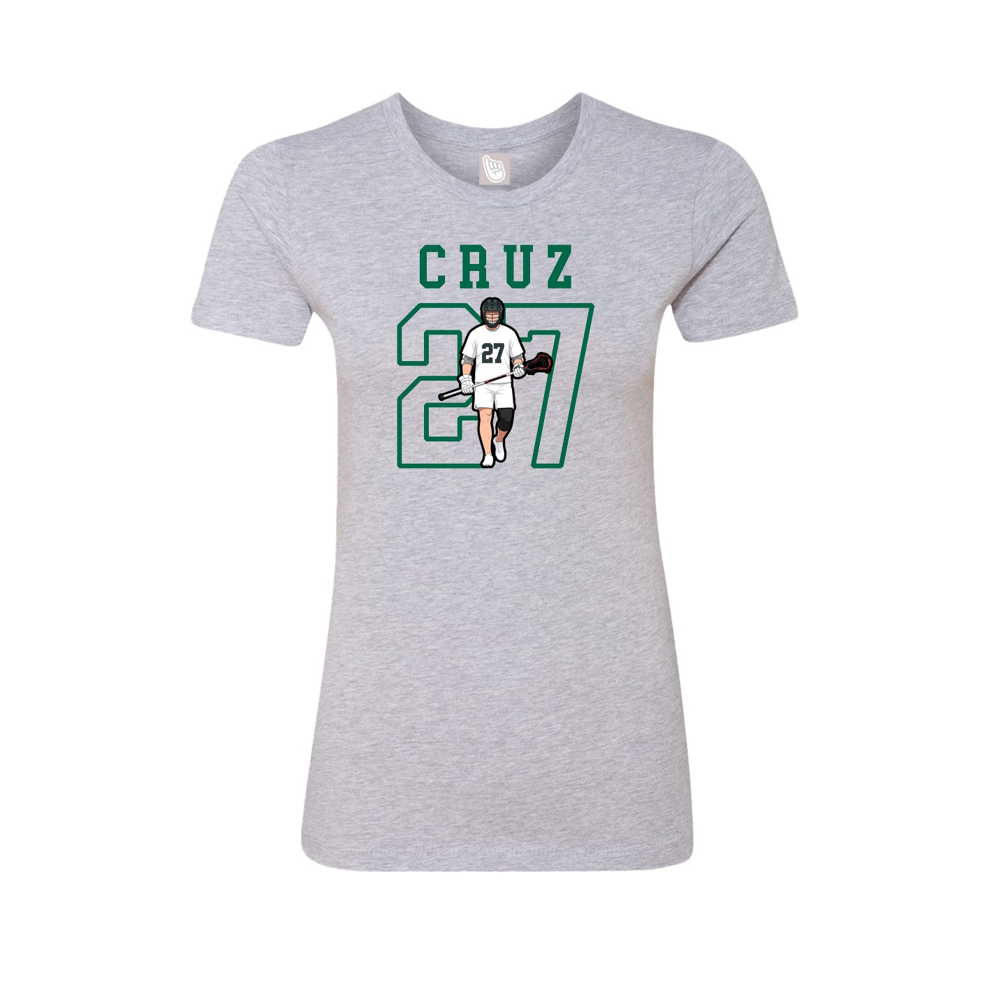 Fitted Women's Tee — Shirsey in Grey