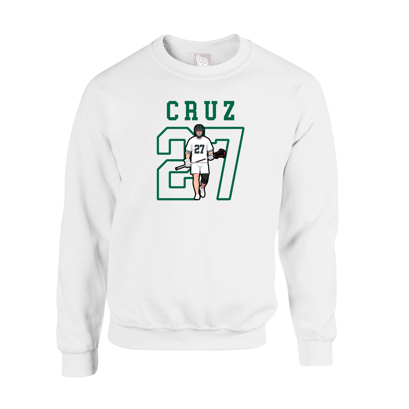 Fleece Crew — Shirsey in White