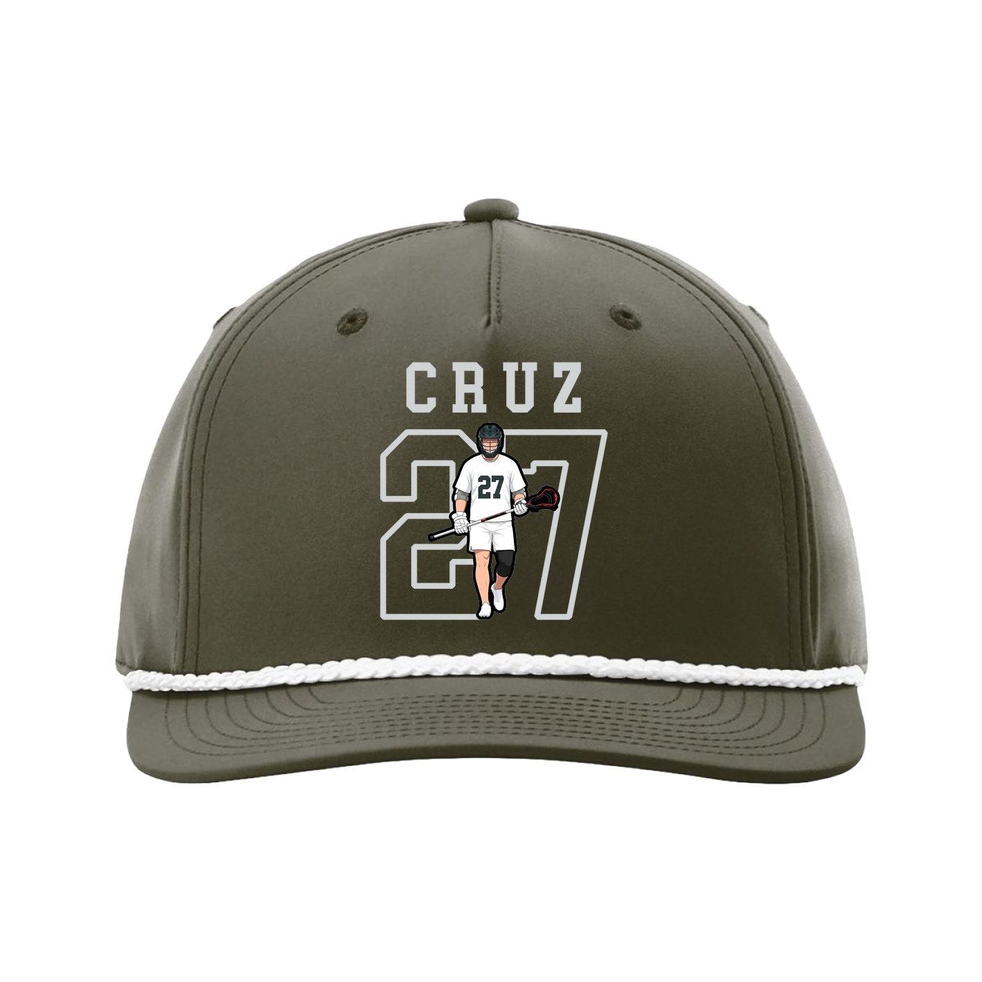 Five-Panel Classic Rope Cap — Shirsey in Green