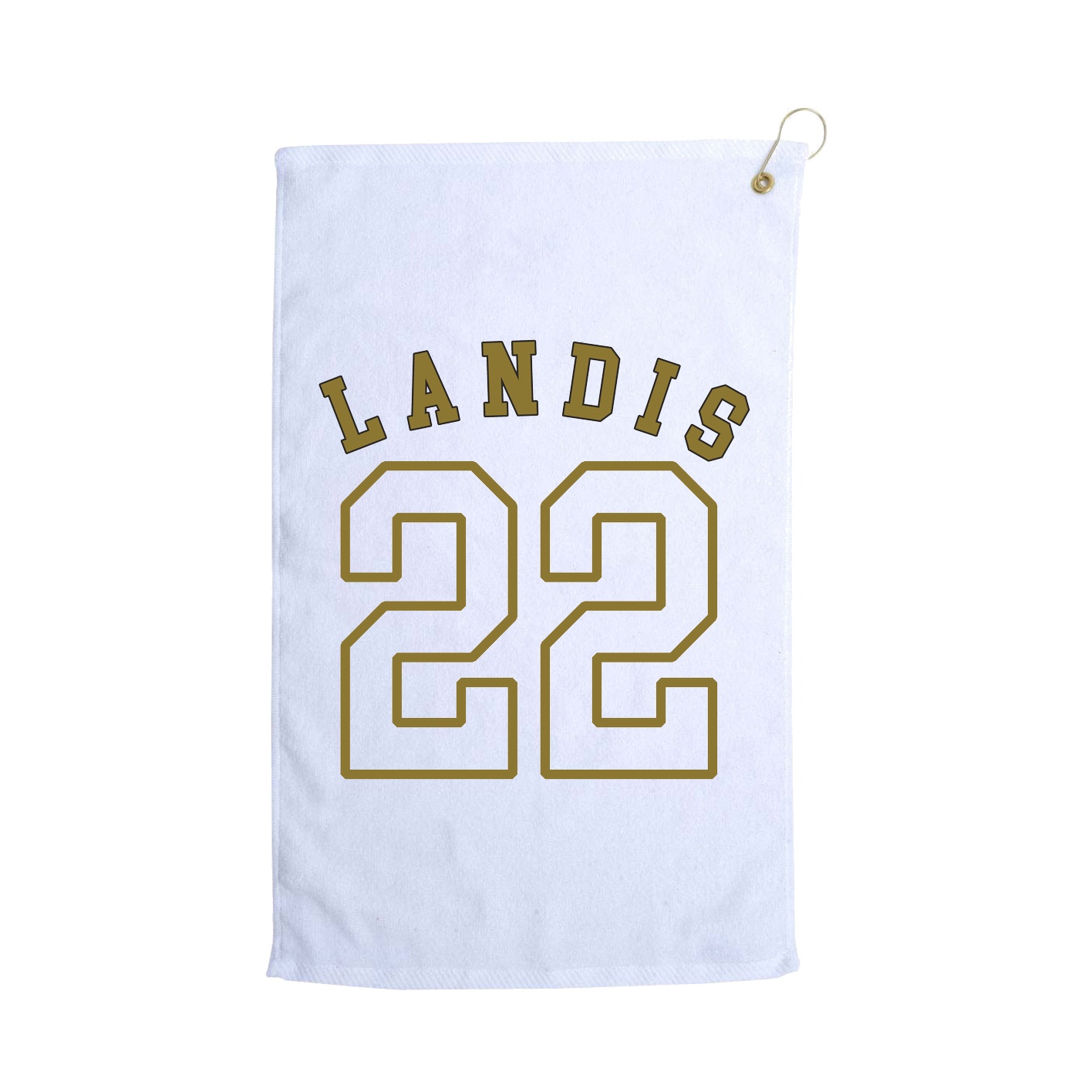 Golf Towel — Shirsey Arch in White