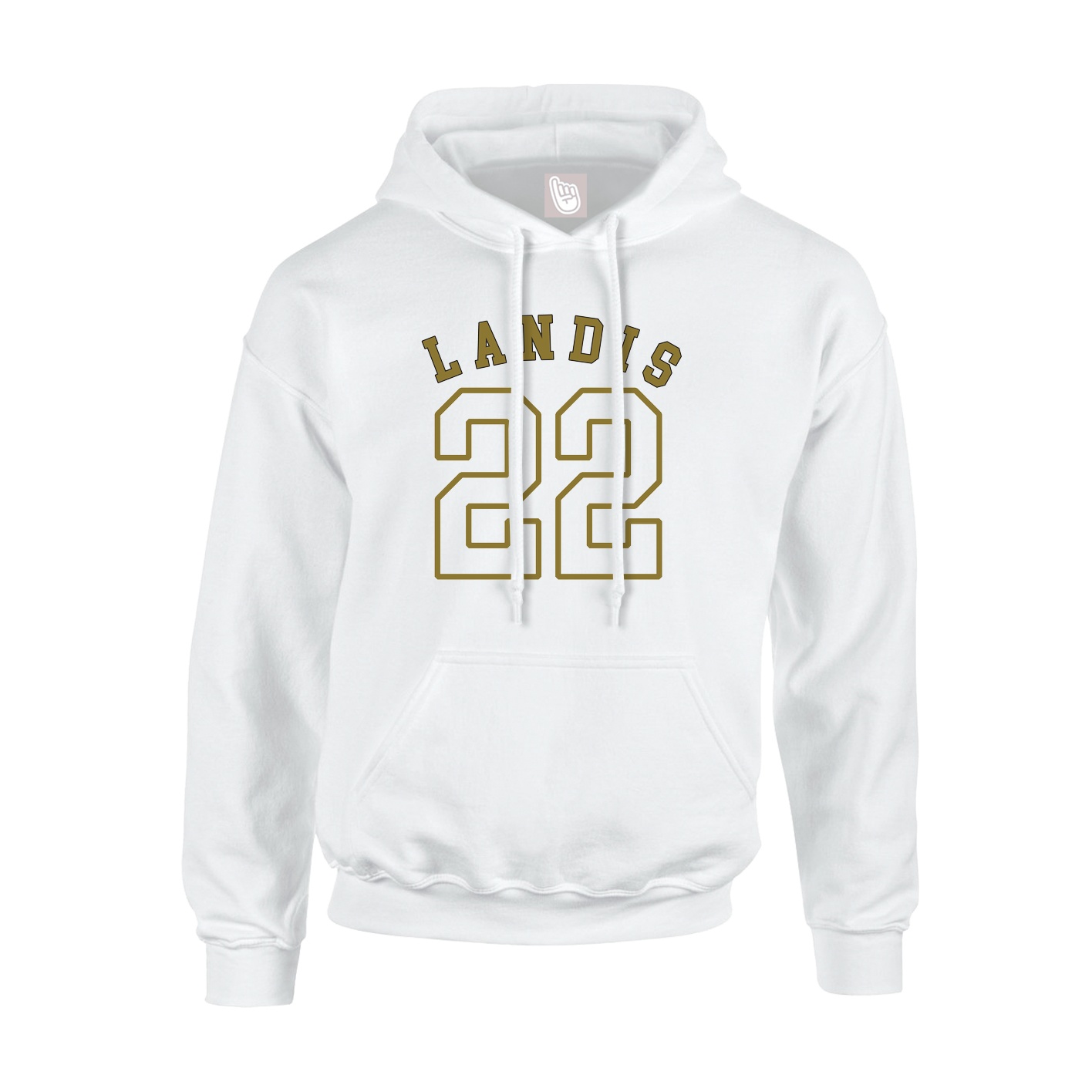 Youth Hoodie — Shirsey Arch in White
