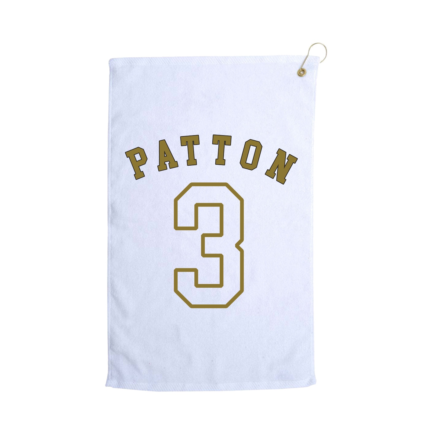 Golf Towel — Shirsey Arch in White