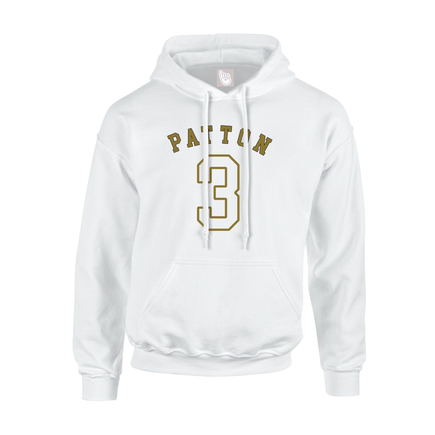 Youth Hoodie — Shirsey Arch in White