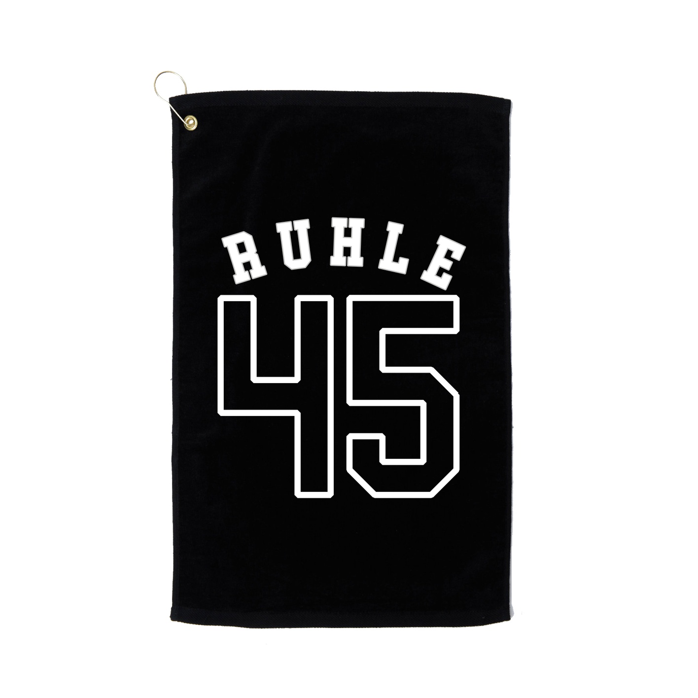 Golf Towel — Shirsey Arch in Black