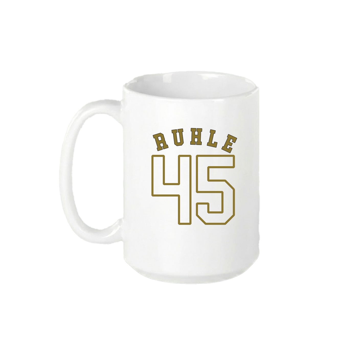 15oz Coffee Mug — Shirsey Arch in White