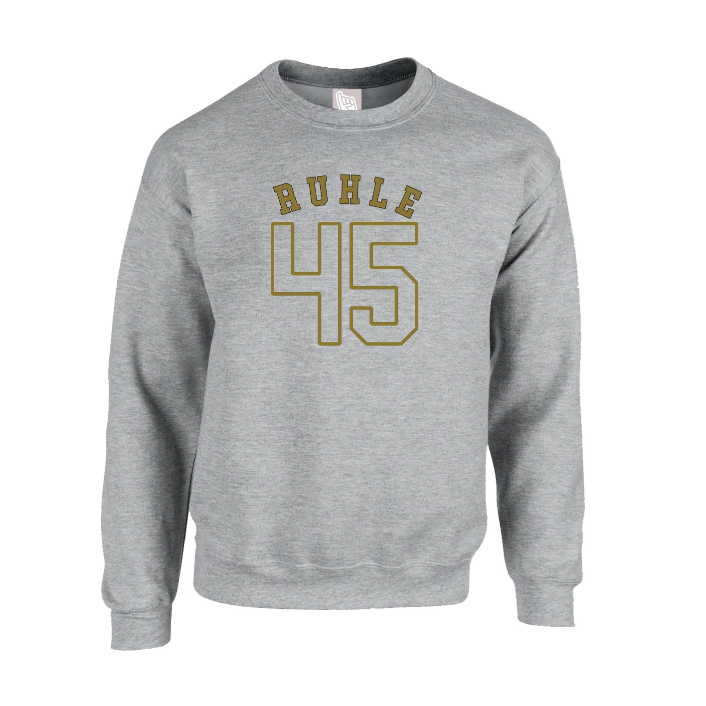 Fleece Crew — Shirsey Arch in Grey