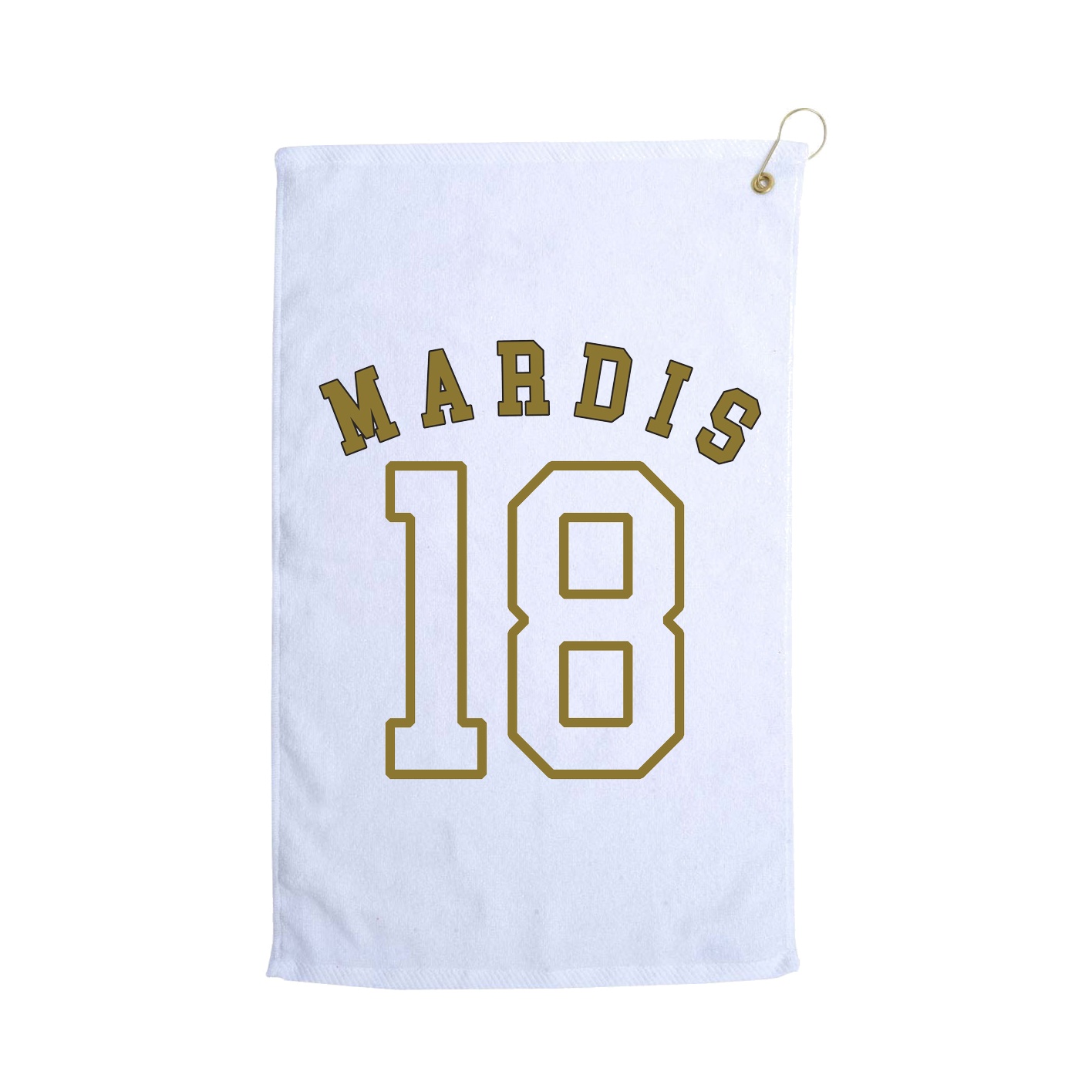 Golf Towel — Shirsey Arch in White