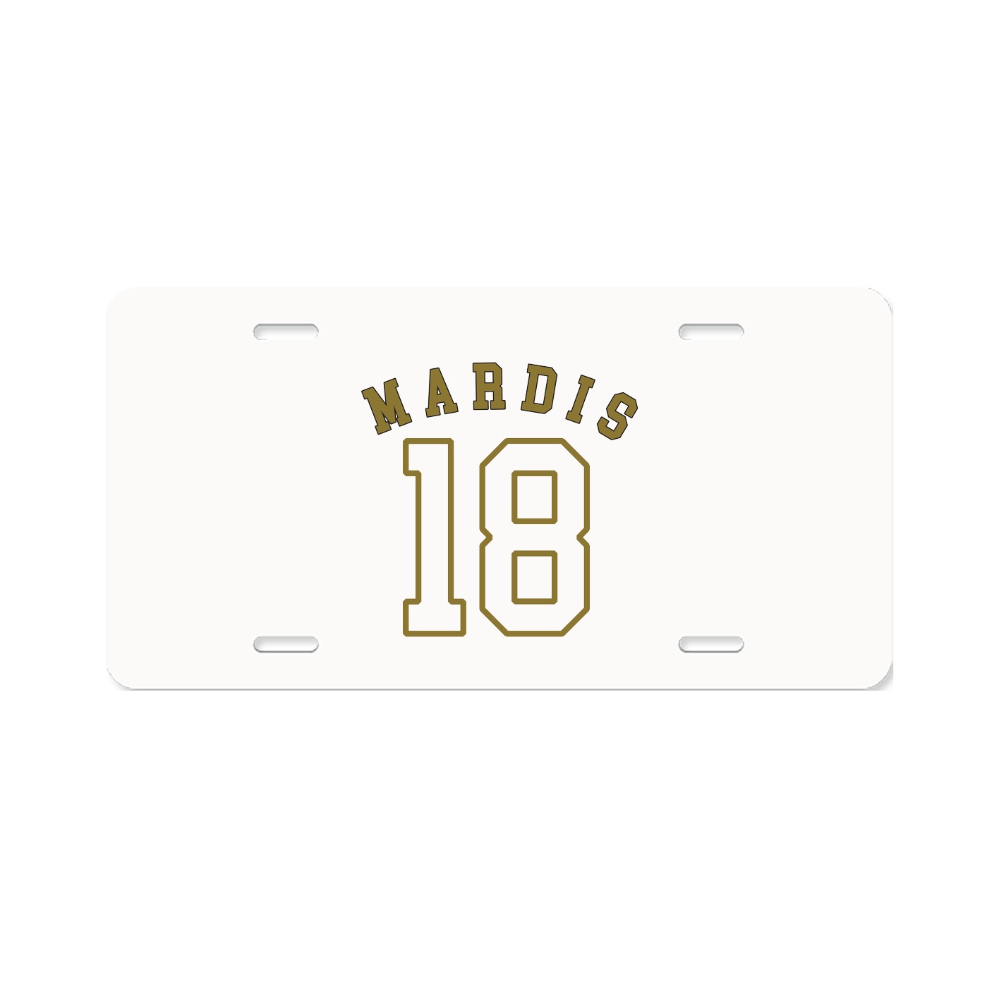 License Plate — Shirsey Arch in Classic