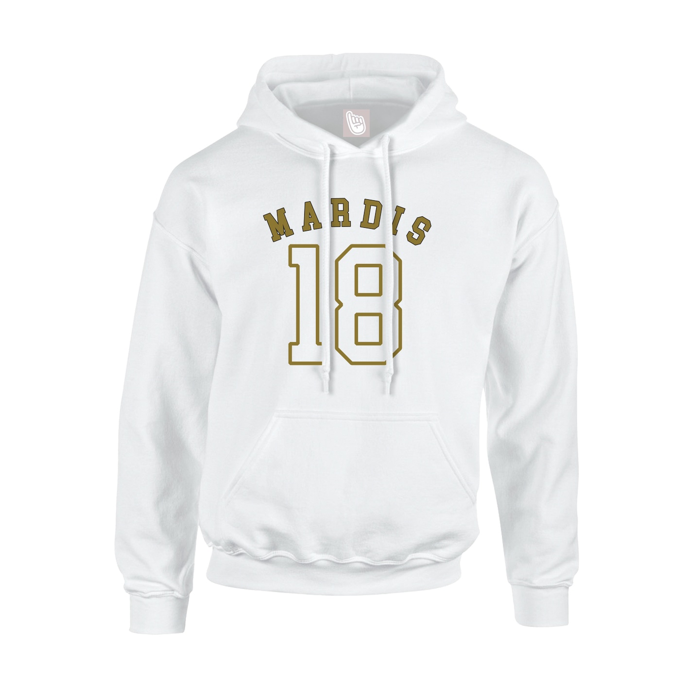 Hoodie — Shirsey Arch in White