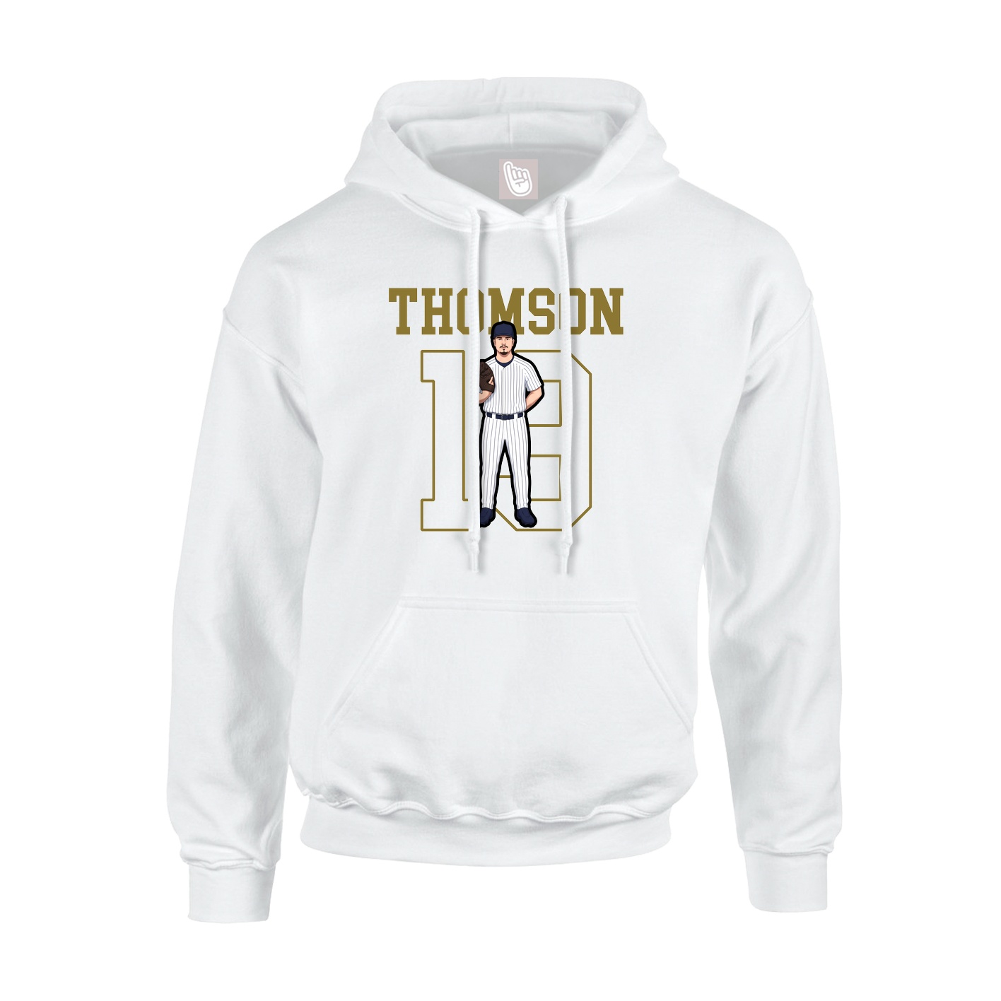 Hoodie — Shirsey in White