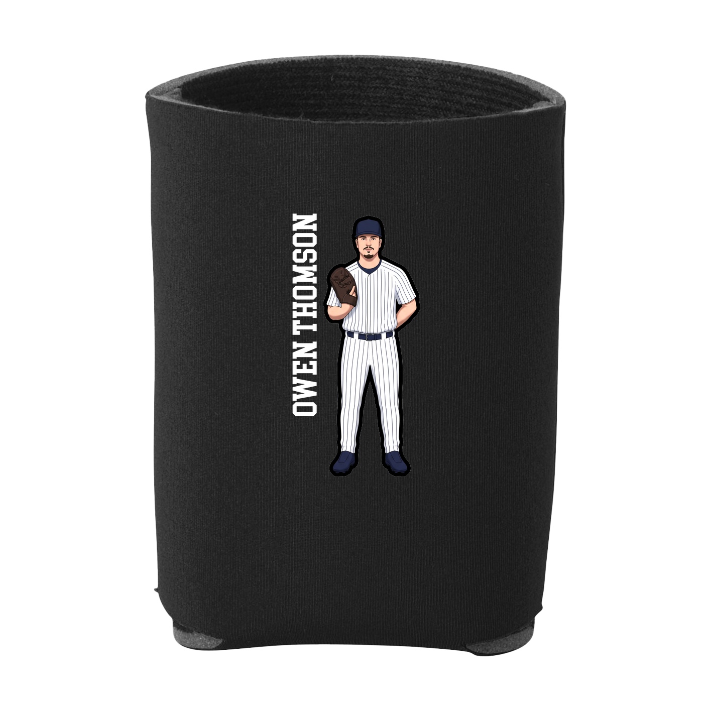 Can Holder — Name Vertical in Black