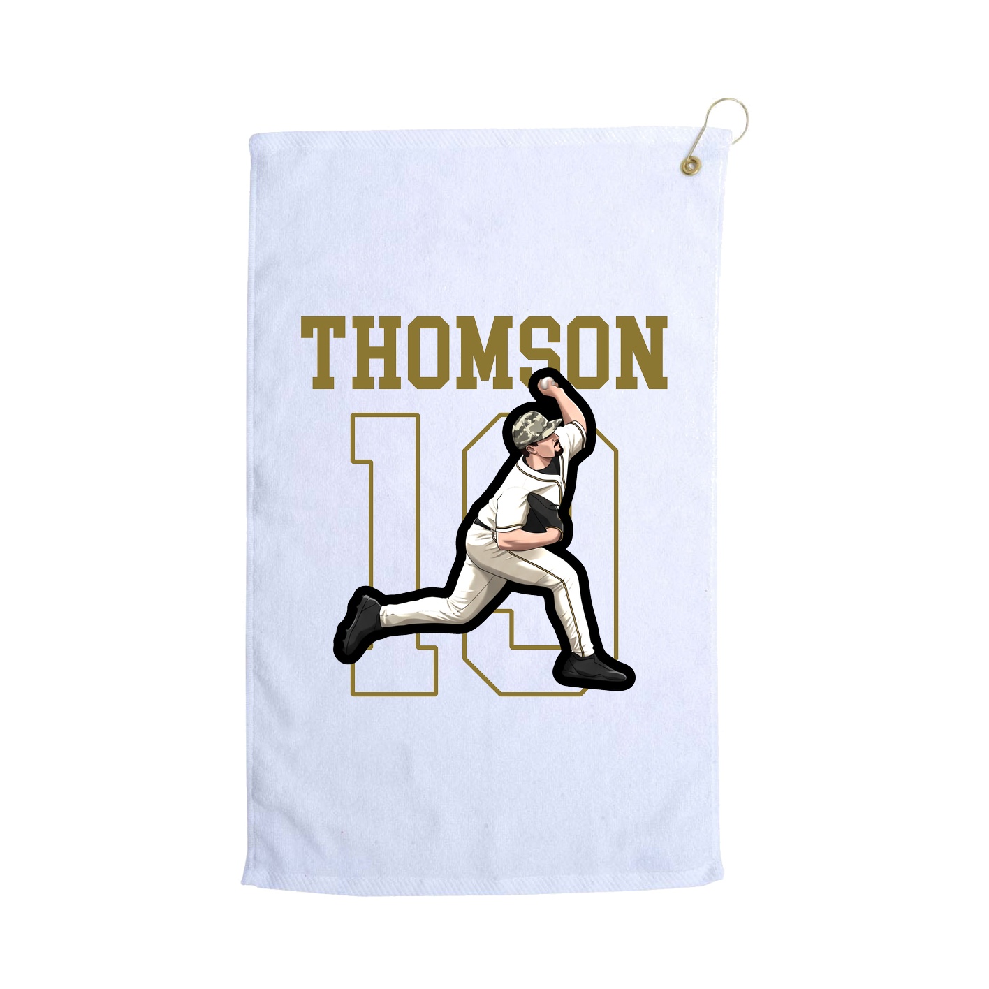 Golf Towel — Shirsey in White