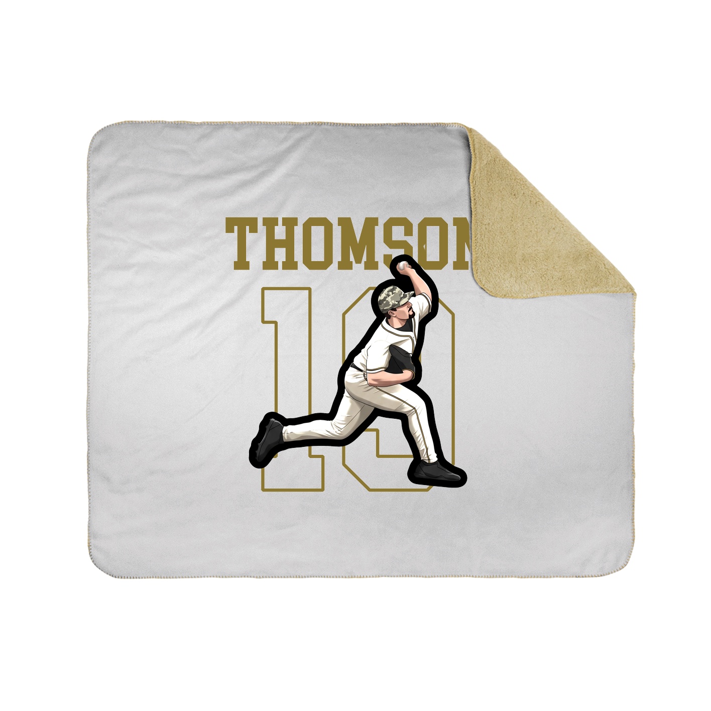 Throw Blanket — Shirsey in White