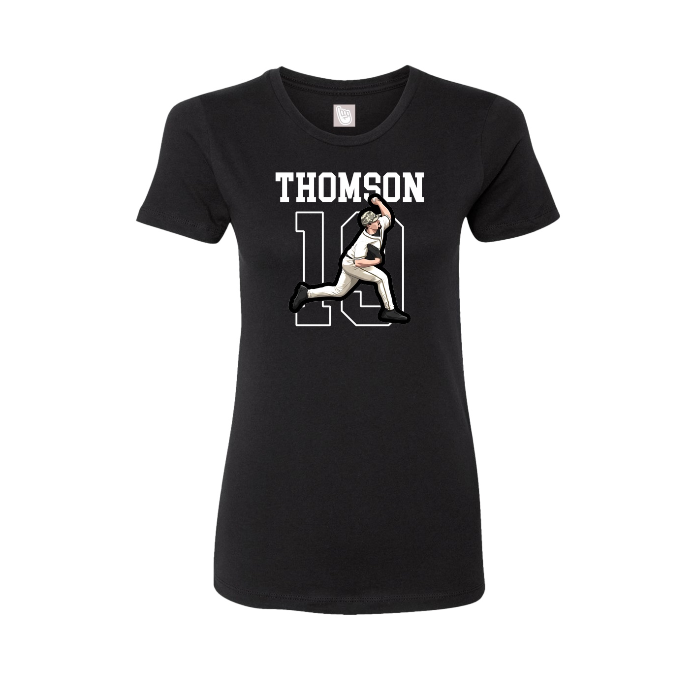 Fitted Women's Tee — Shirsey in Black