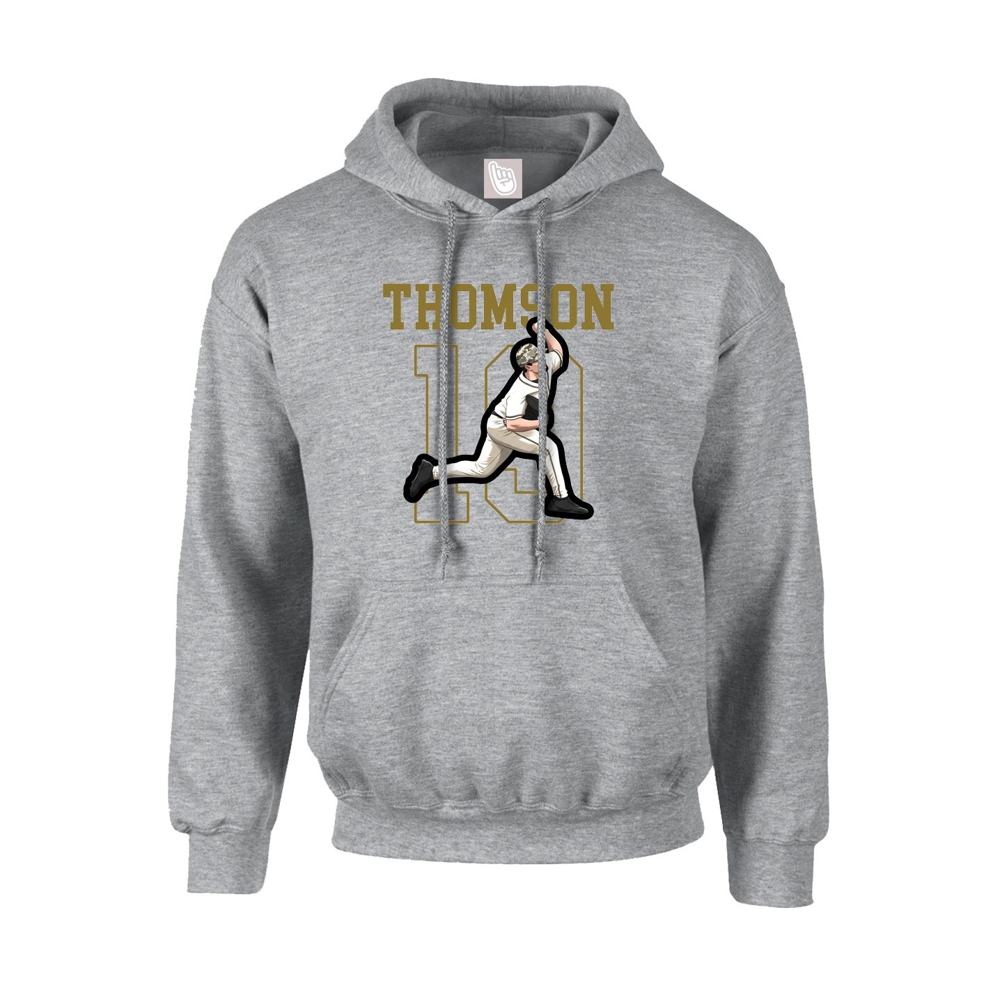 Hoodie — Shirsey in Grey