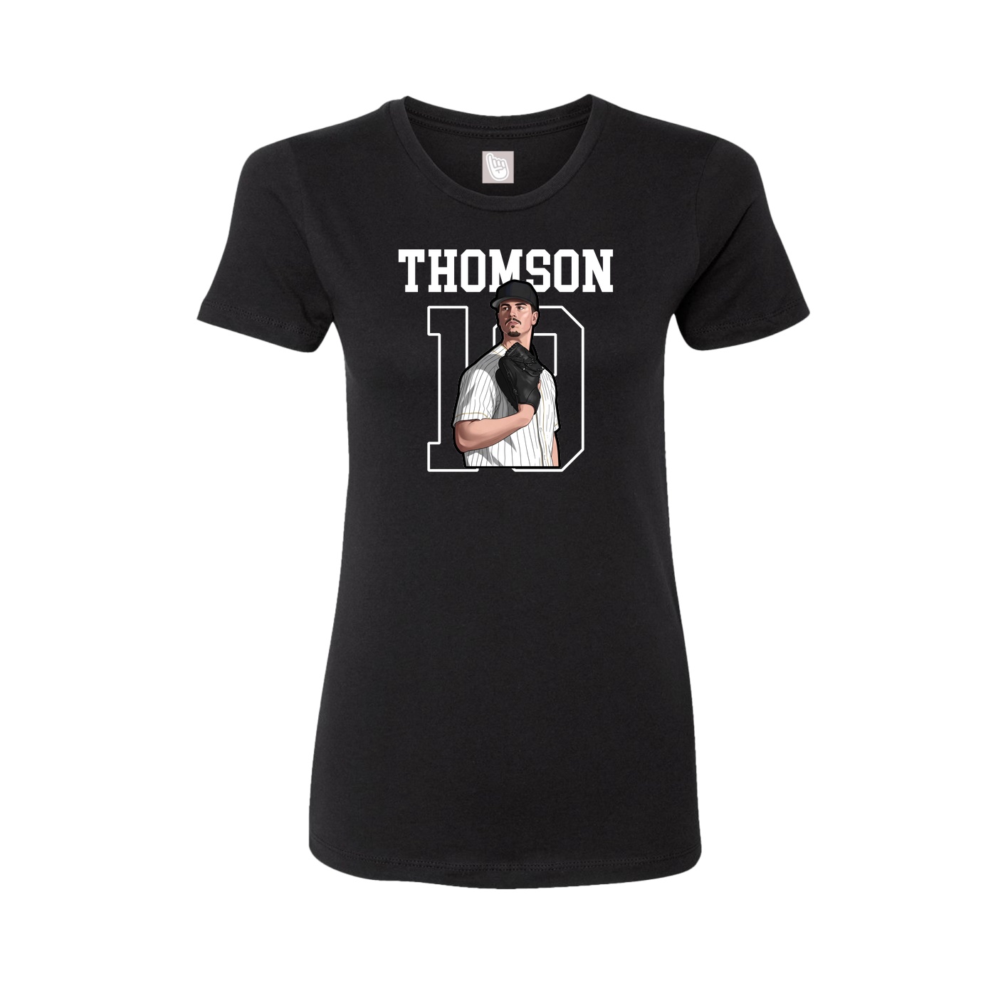 Fitted Women's Tee — Shirsey in Black