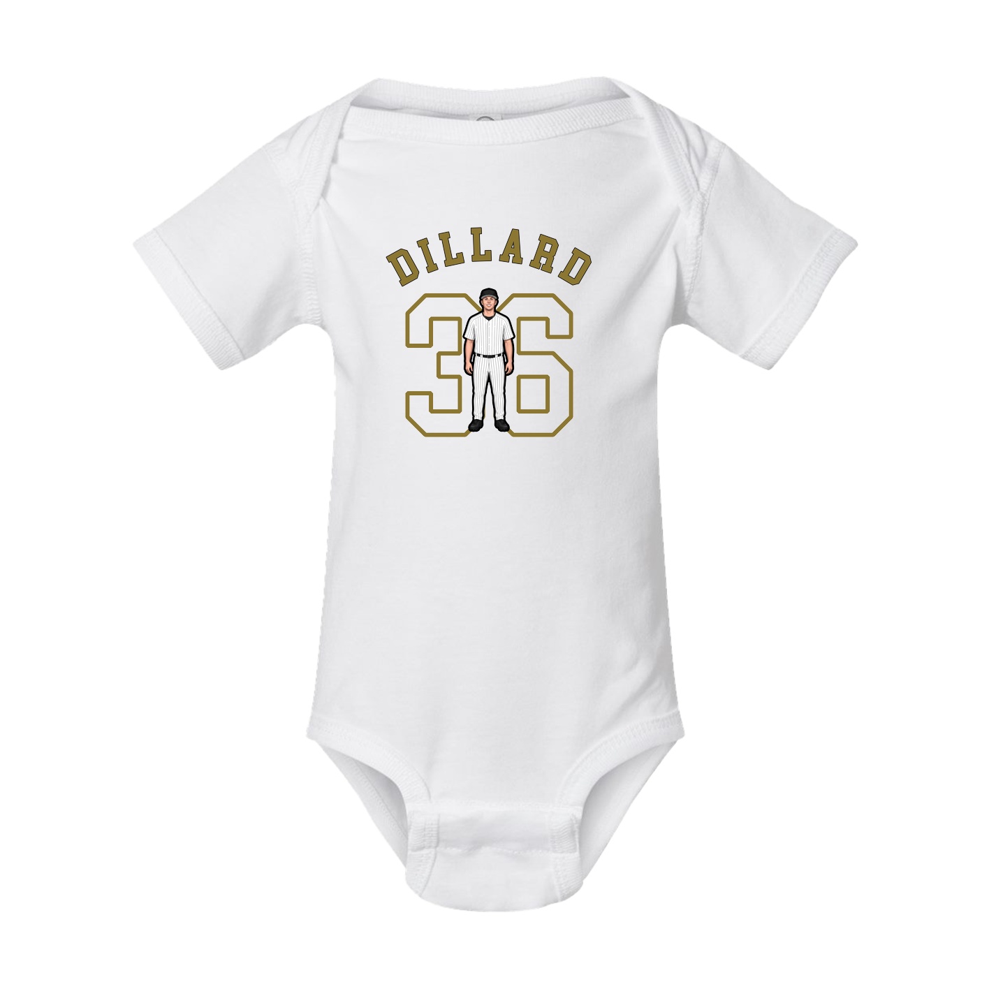 Baby Onesie — Shirsey Arch in White