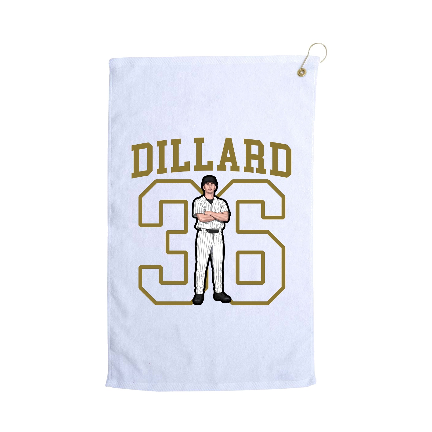 Golf Towel — Shirsey in White