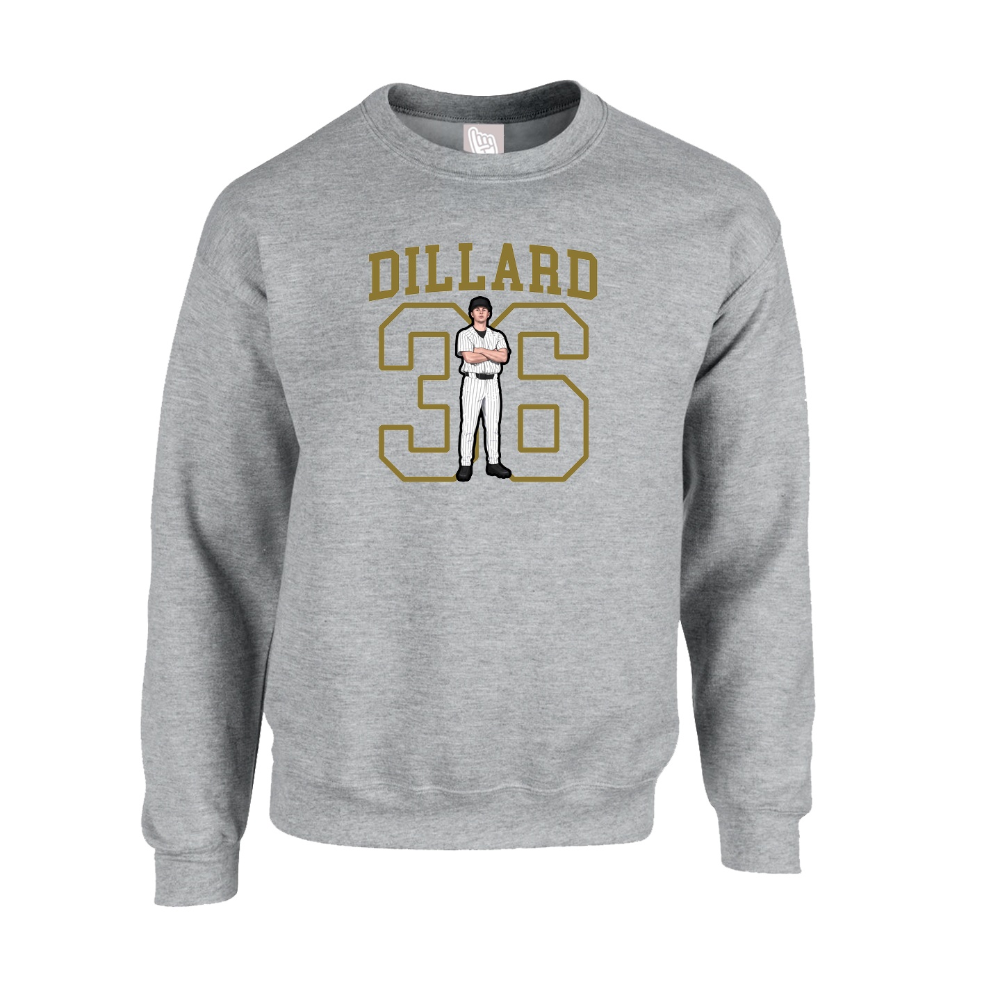 Fleece Crew — Shirsey in Grey