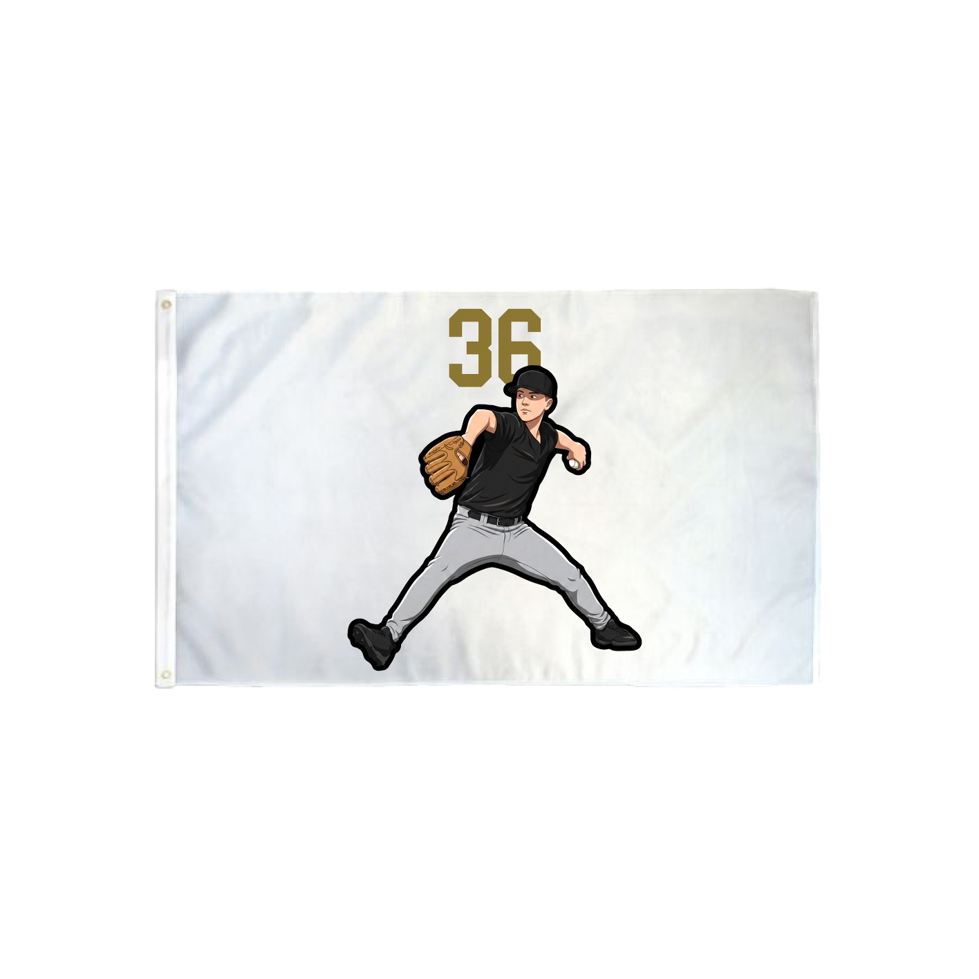3x5 Flag — Number Top in Classic