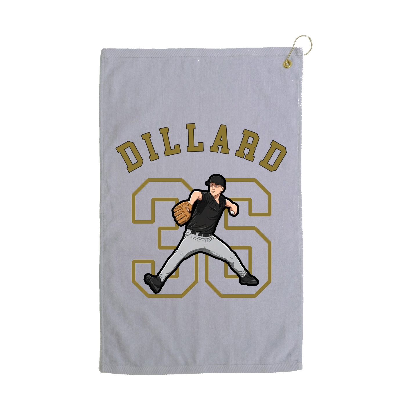 Golf Towel — Shirsey Arch in Grey