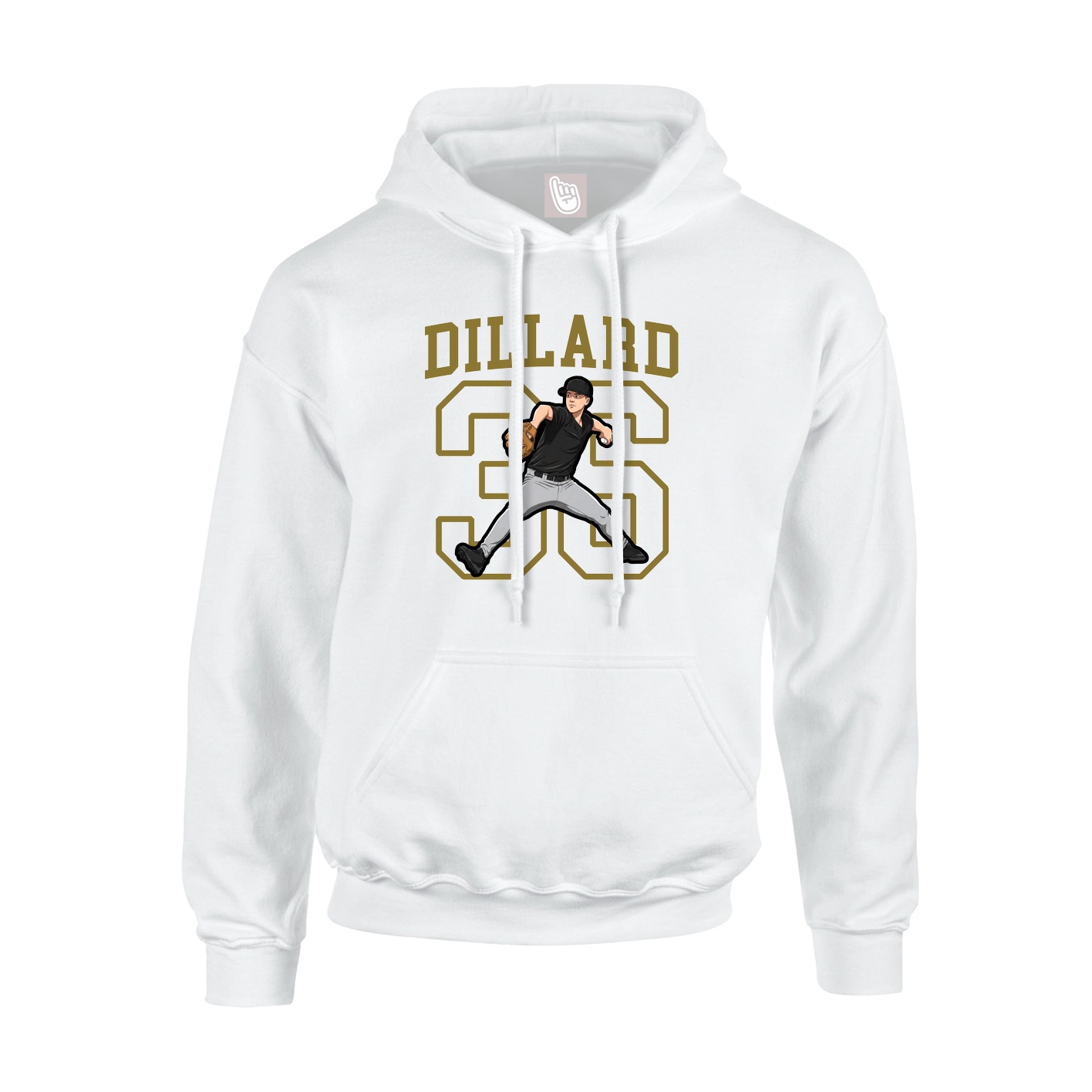 Hoodie — Shirsey in White