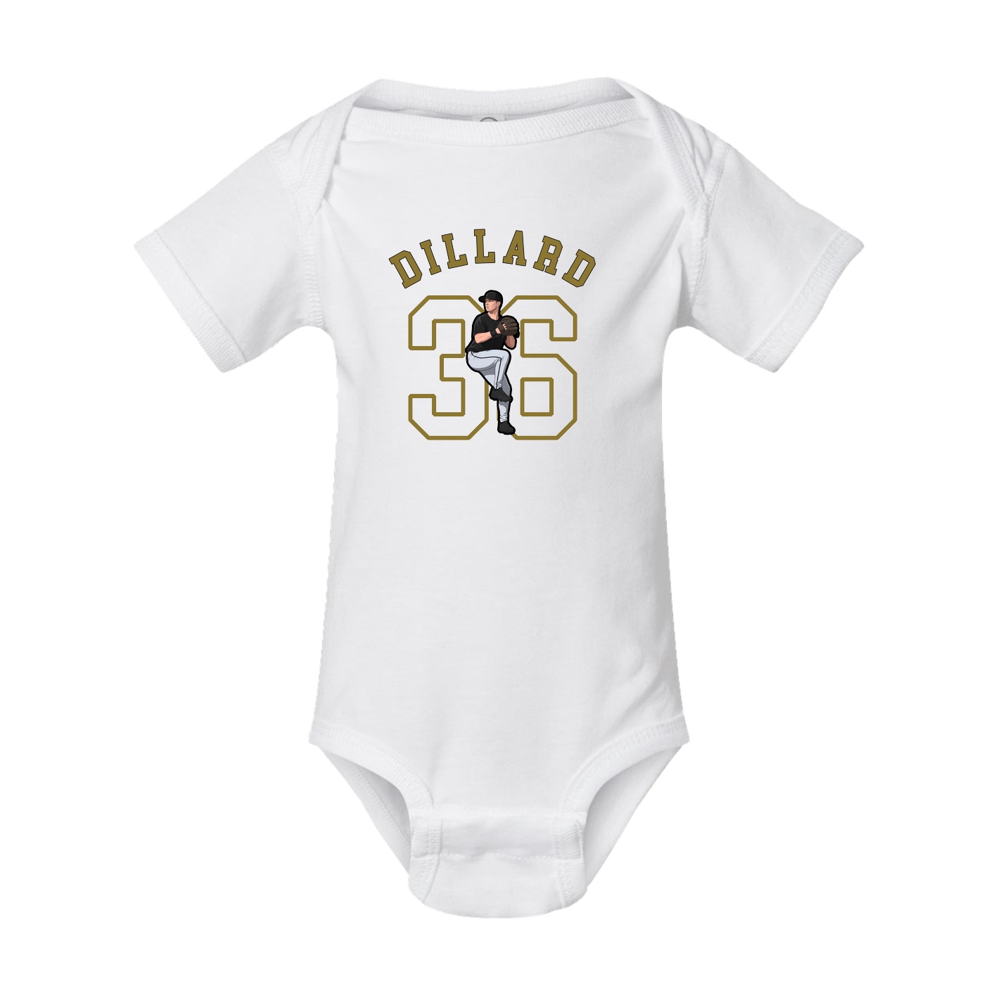 Baby Onesie — Shirsey Arch in White