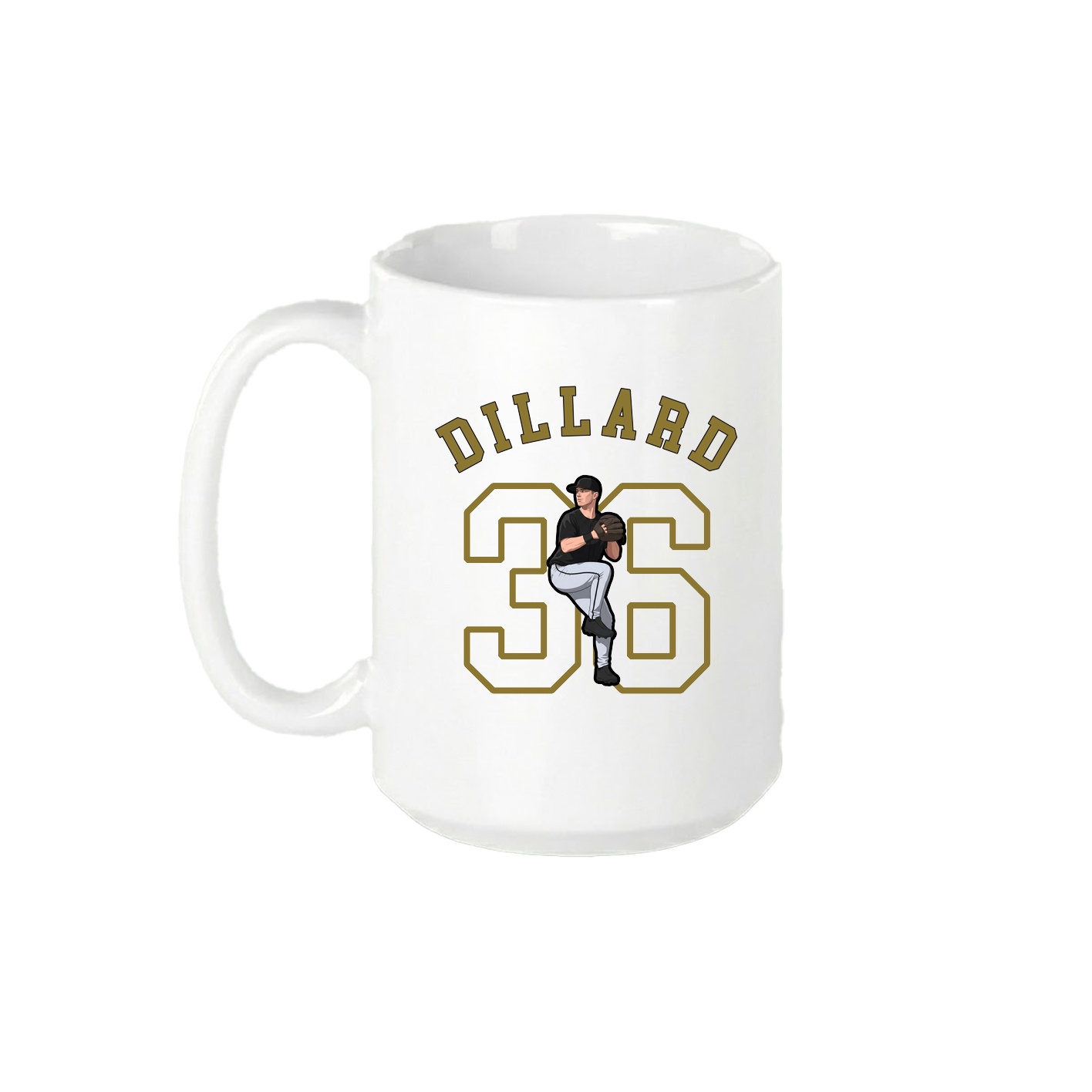 15oz Coffee Mug — Shirsey Arch in White