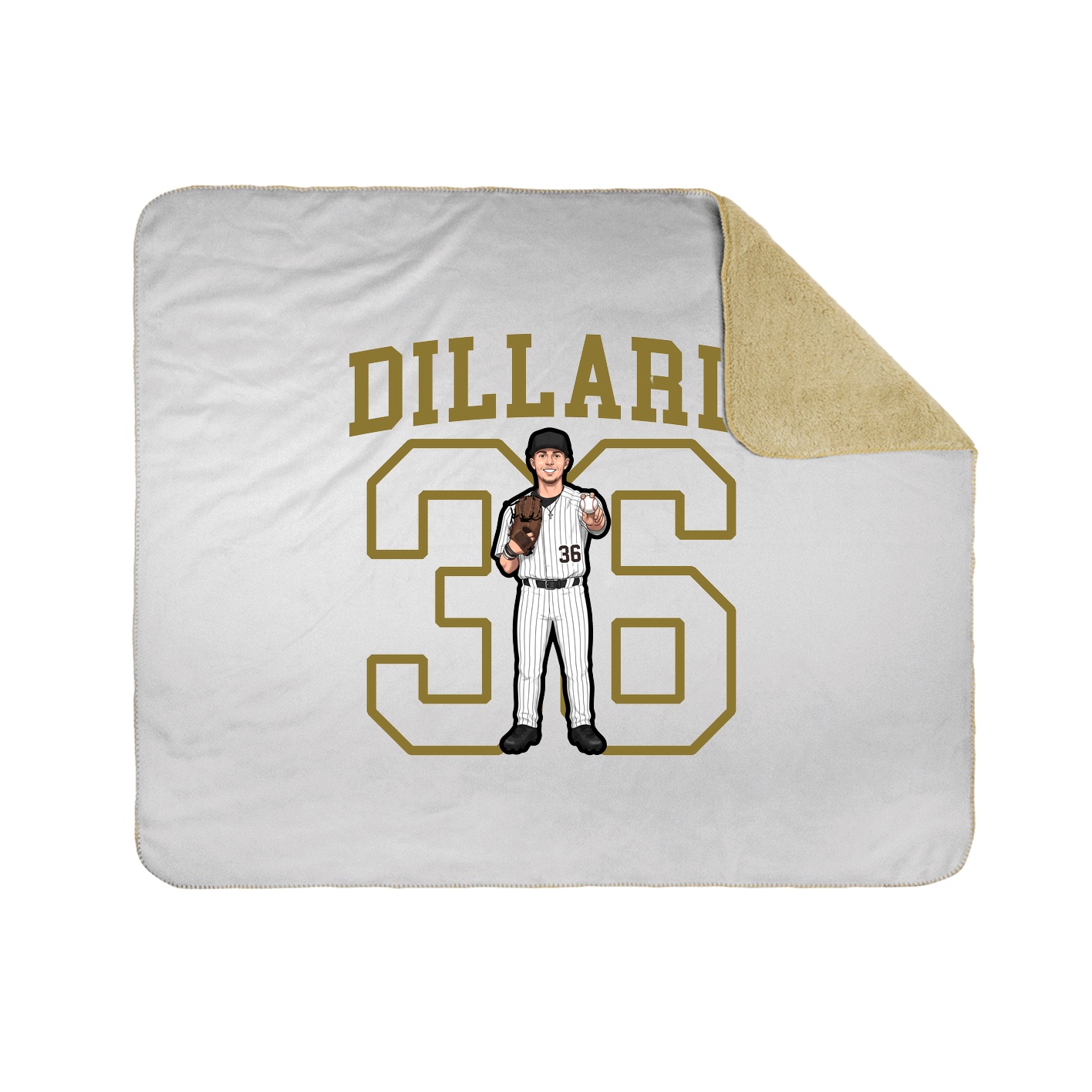Throw Blanket — Shirsey in White