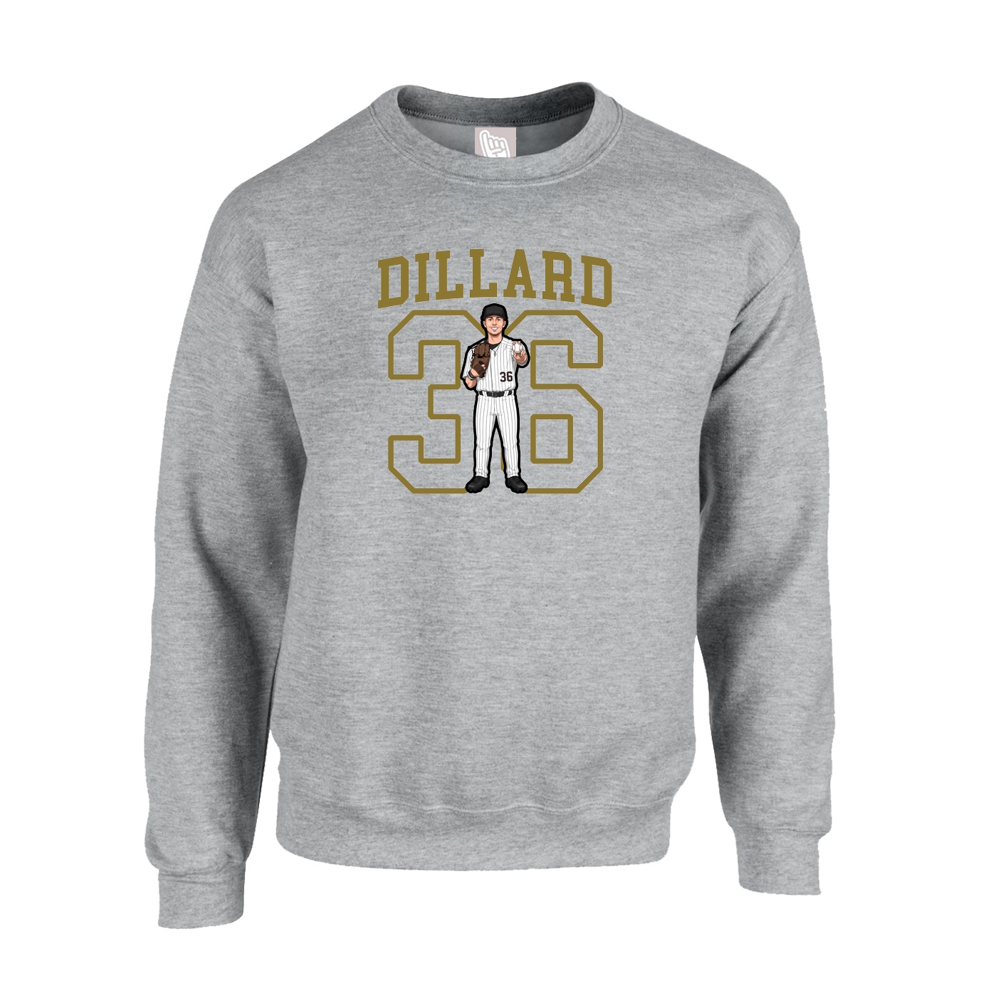 Fleece Crew — Shirsey in Grey