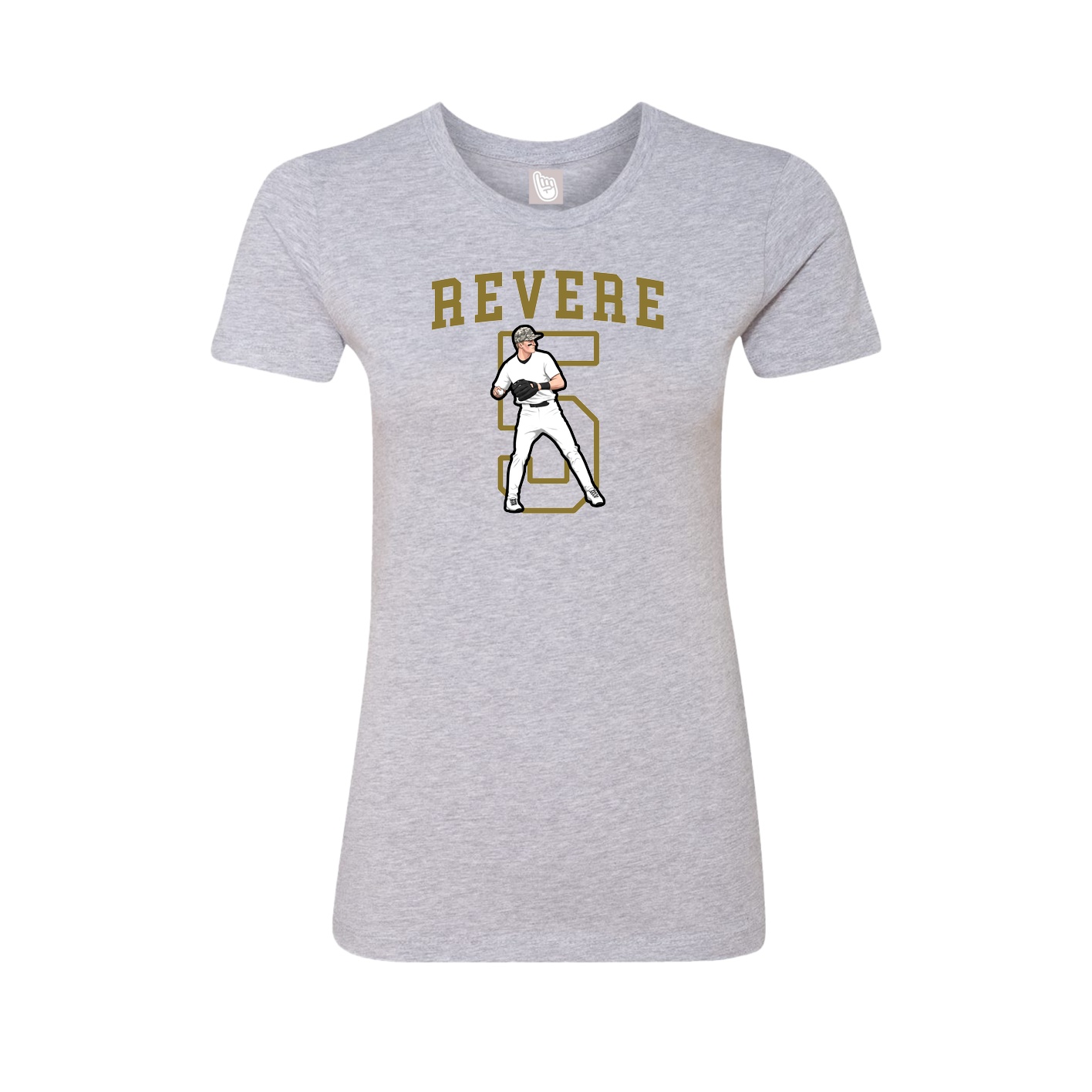 Fitted Women's Tee — Shirsey in Grey