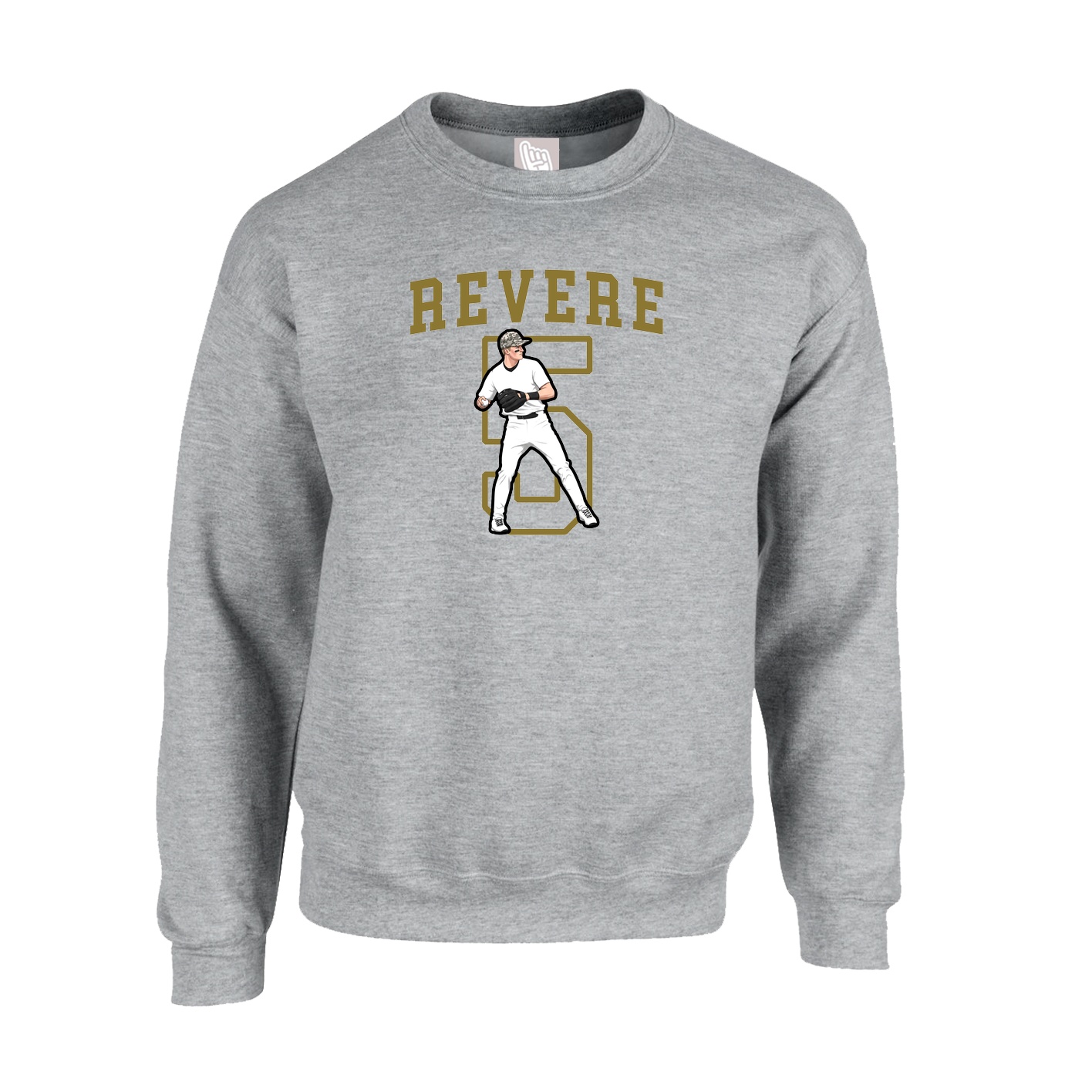 Fleece Crew — Shirsey in Grey
