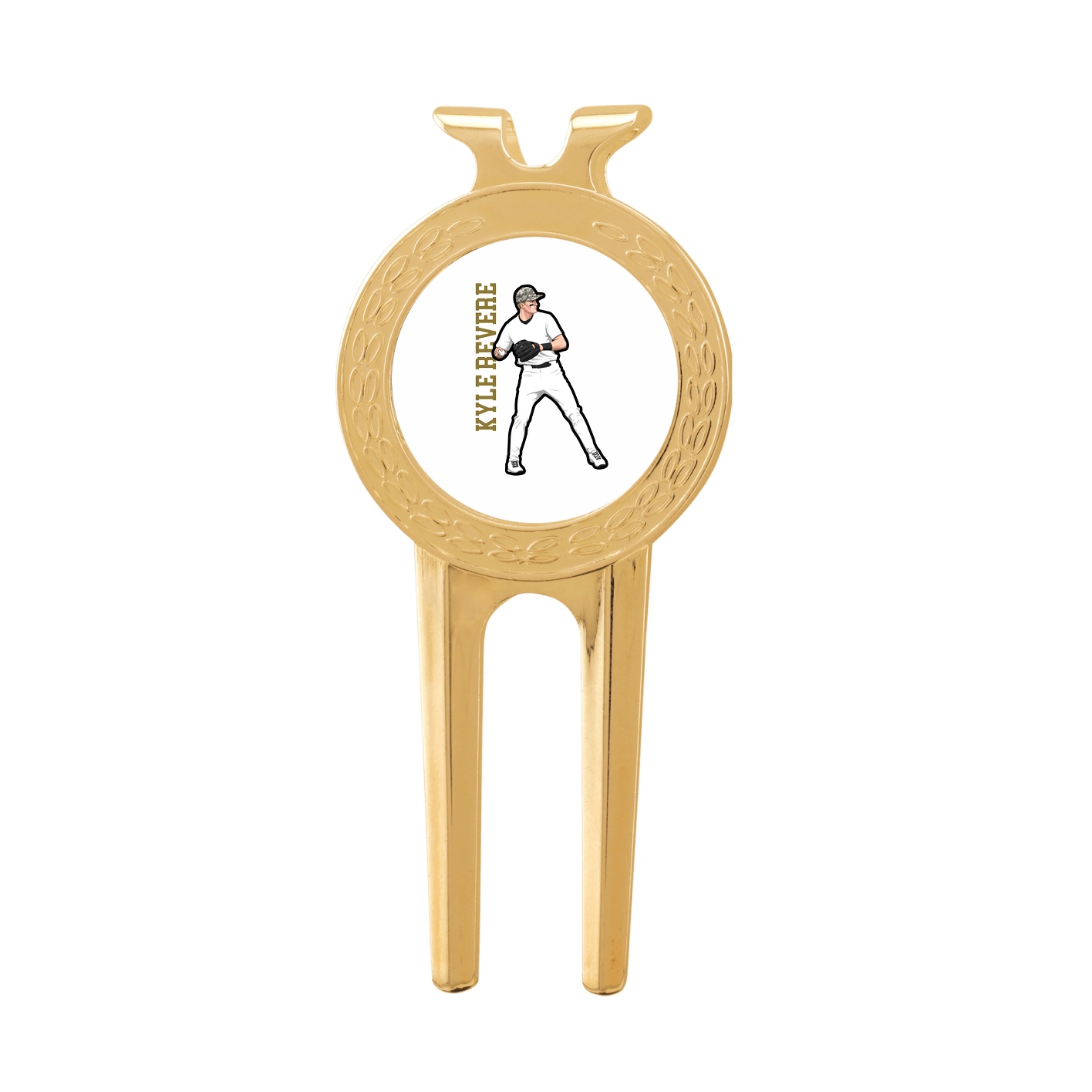 Divot Tool with Ball Marker — Name Vertical in Classic
