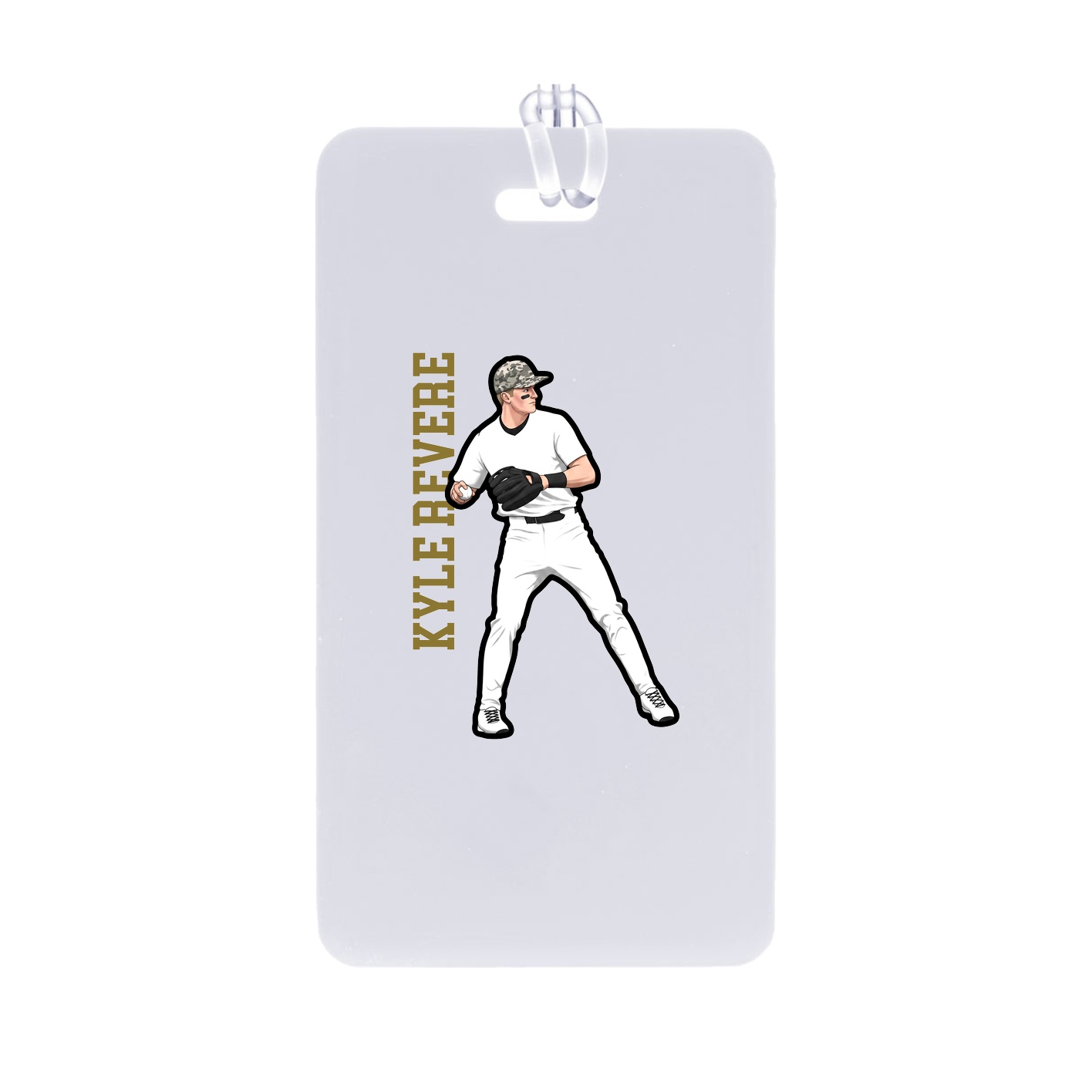 Bag Tag — Name Vertical in Classic