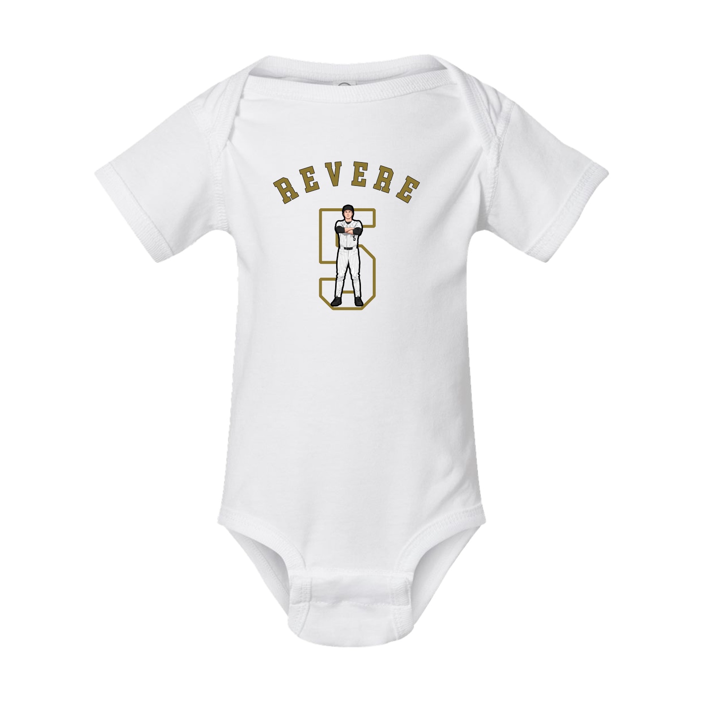 Baby Onesie — Shirsey Arch in White