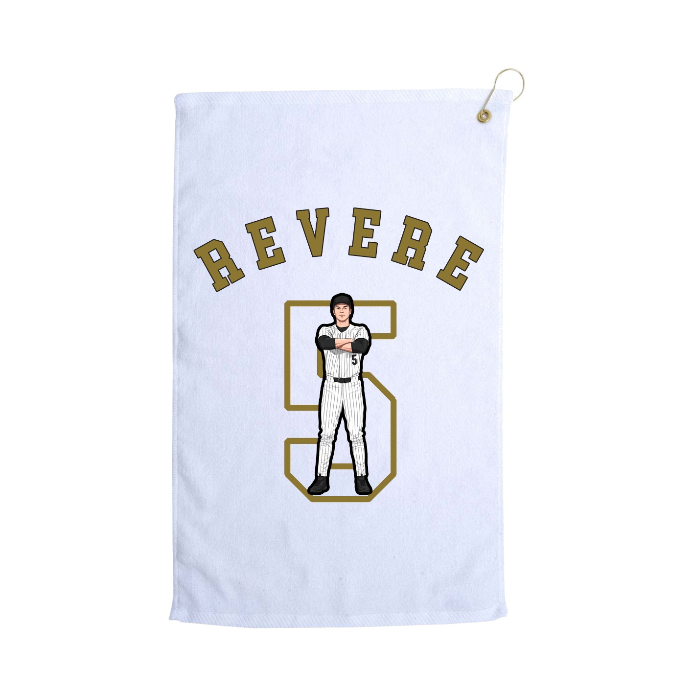 Golf Towel — Shirsey Arch in White