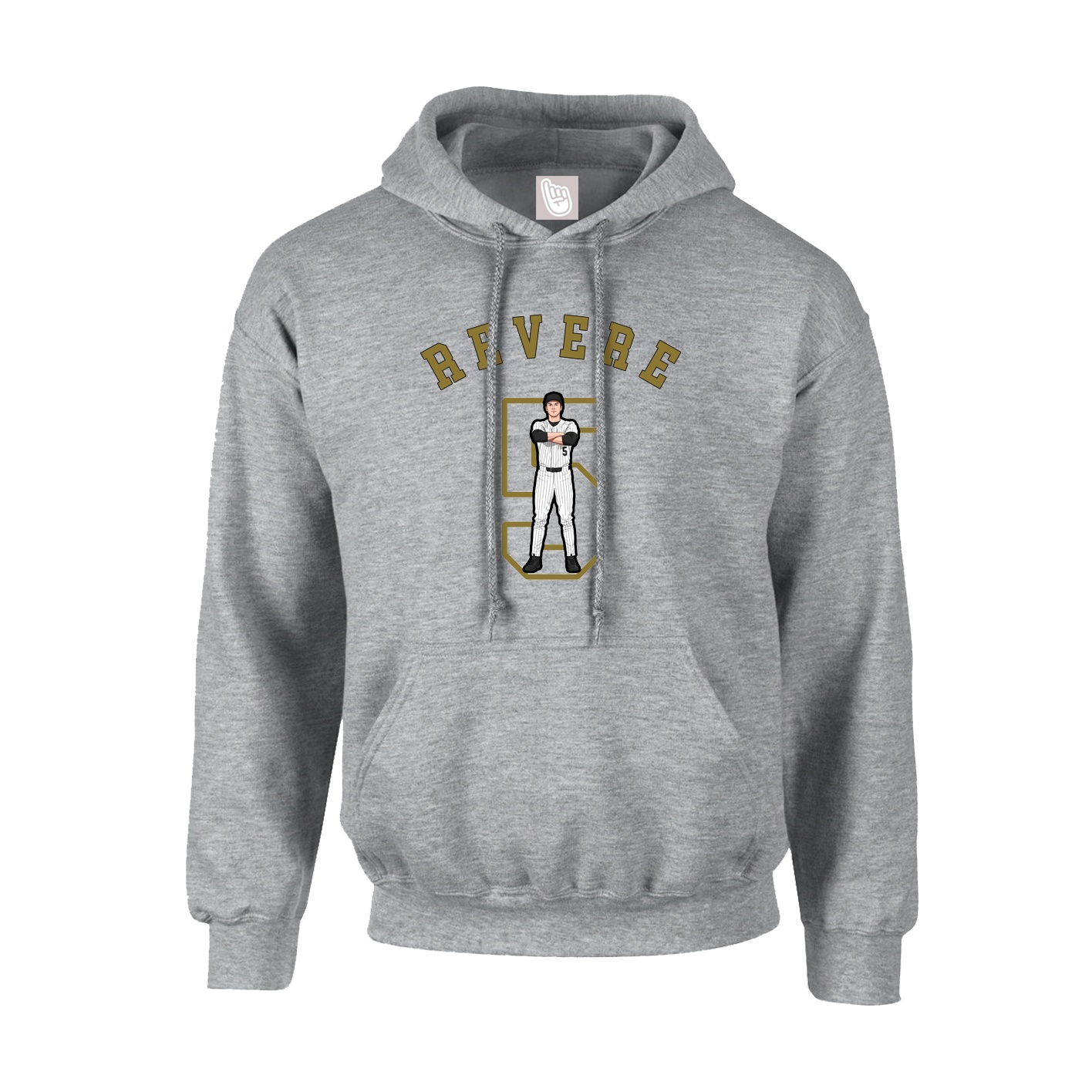 Youth Hoodie — Shirsey Arch in Grey