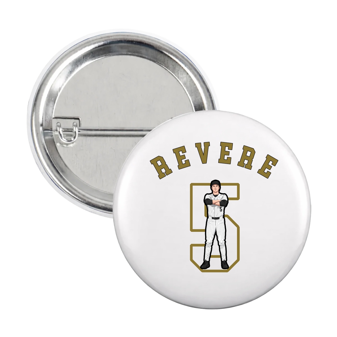 Game Day Button — Shirsey Arch in White