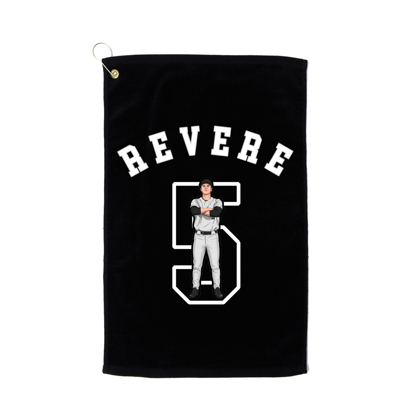 Golf Towel — Shirsey Arch in Black