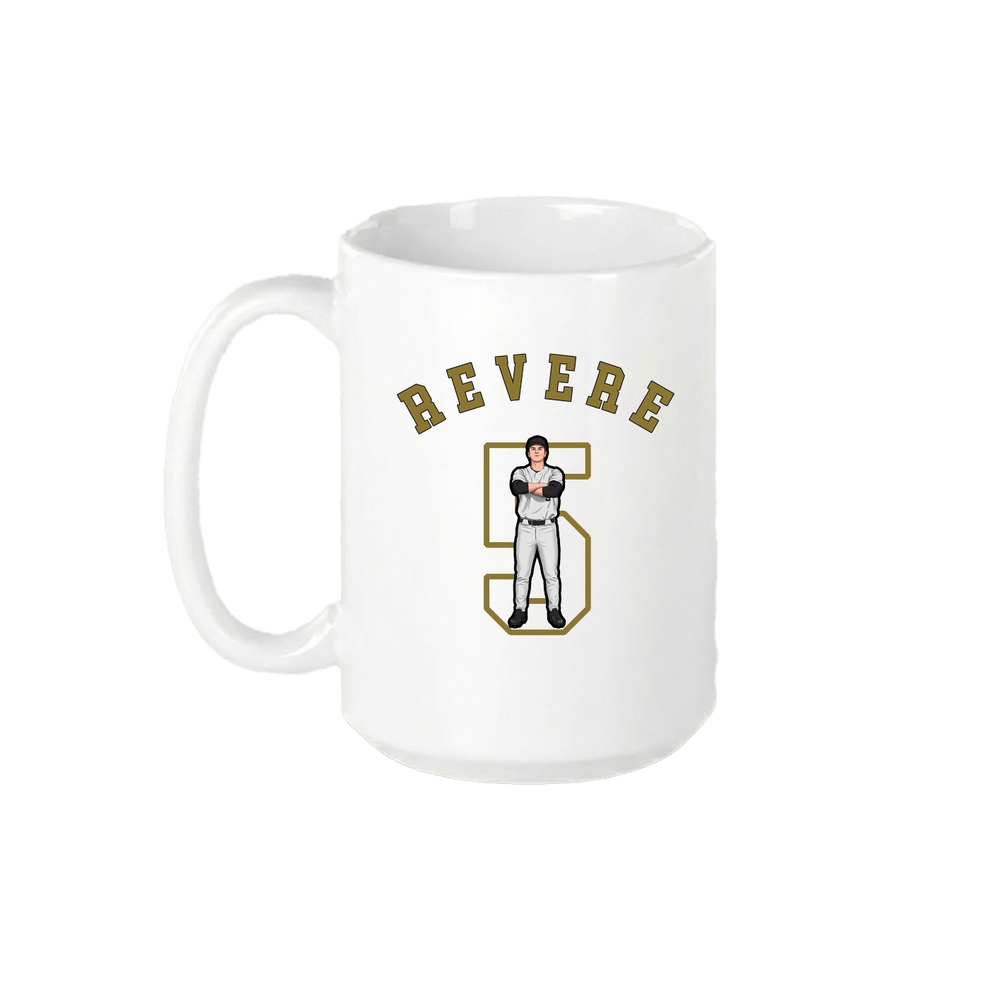 15oz Coffee Mug — Shirsey Arch in White