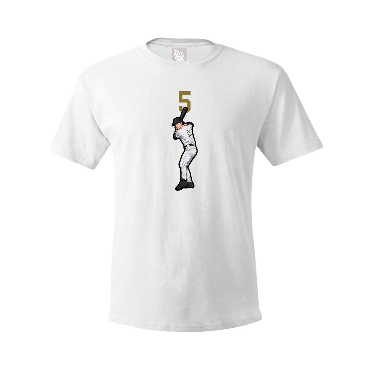 Tee — Number Top in White