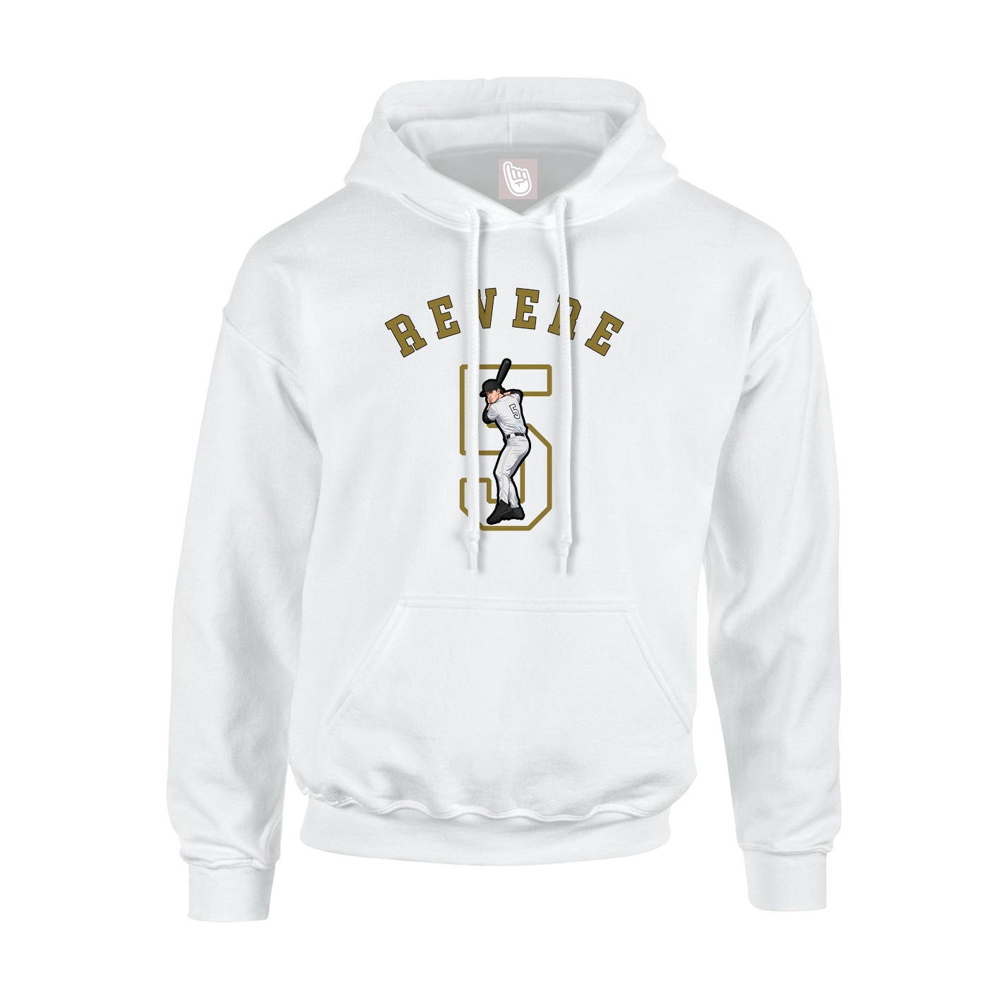 Youth Hoodie — Shirsey Arch in White