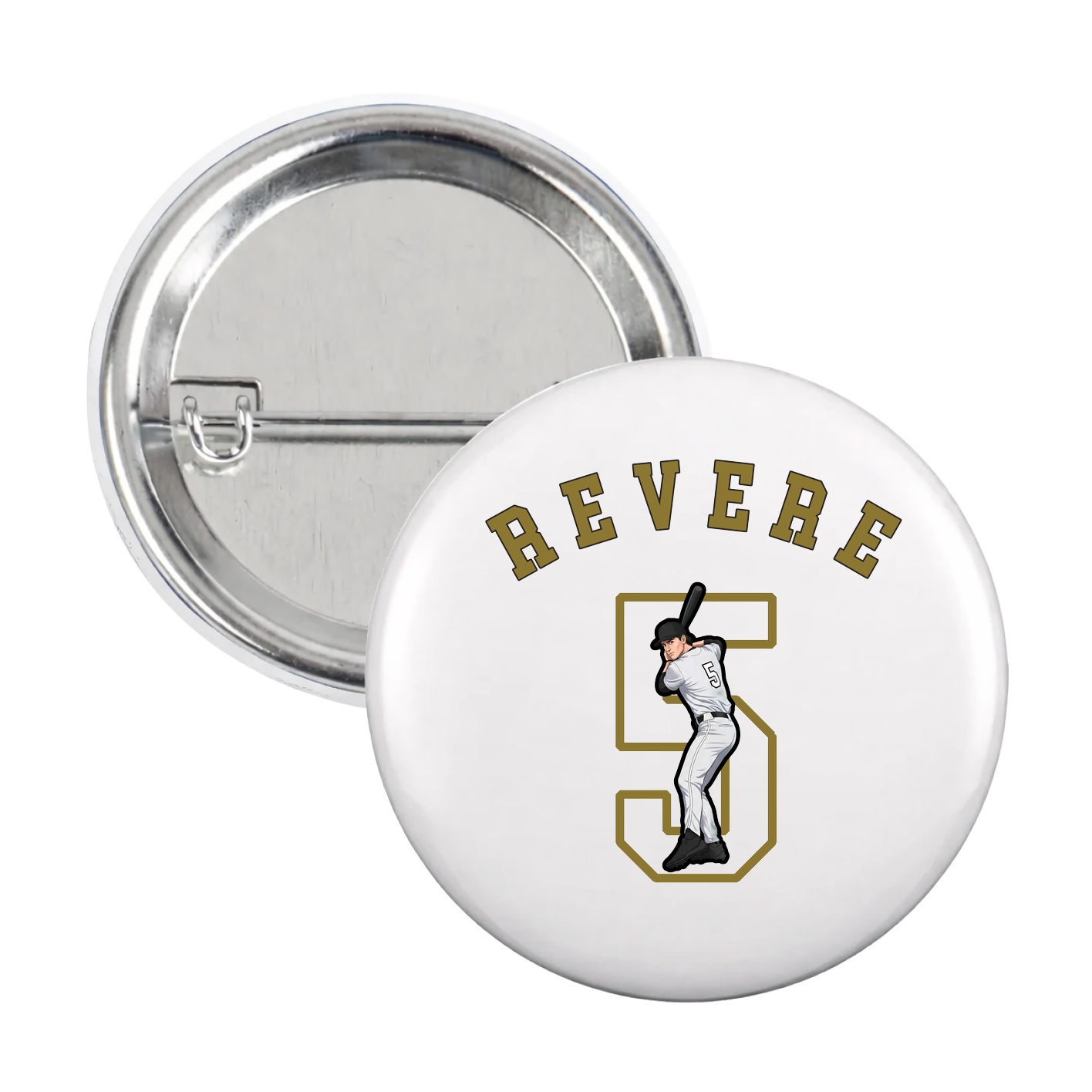 Game Day Button — Shirsey Arch in White