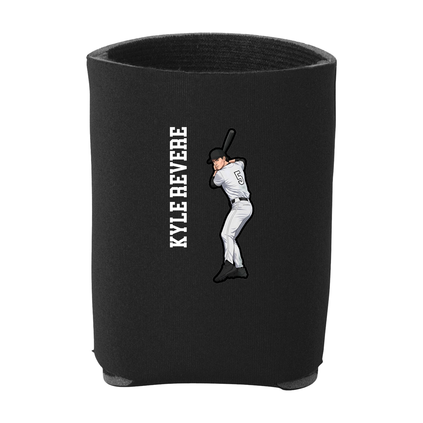 Can Holder — Name Vertical in Black