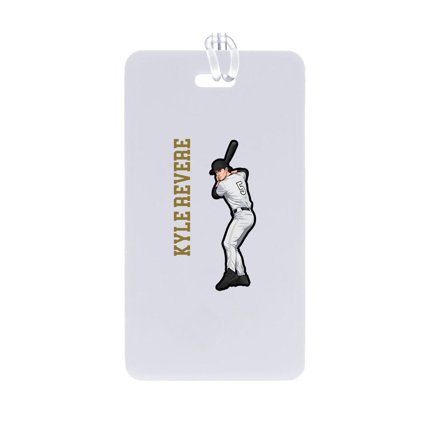 Bag Tag — Name Vertical in Classic