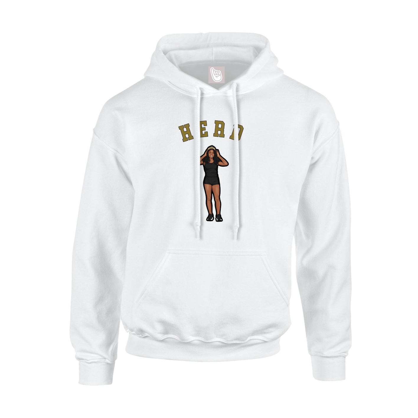 Hoodie — Shirsey Arch in White