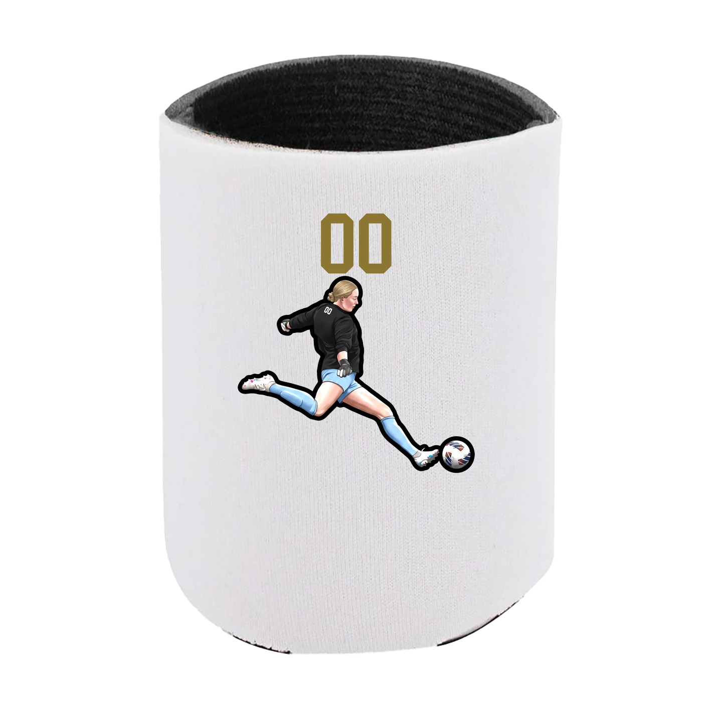 Can Holder — Number Top in White