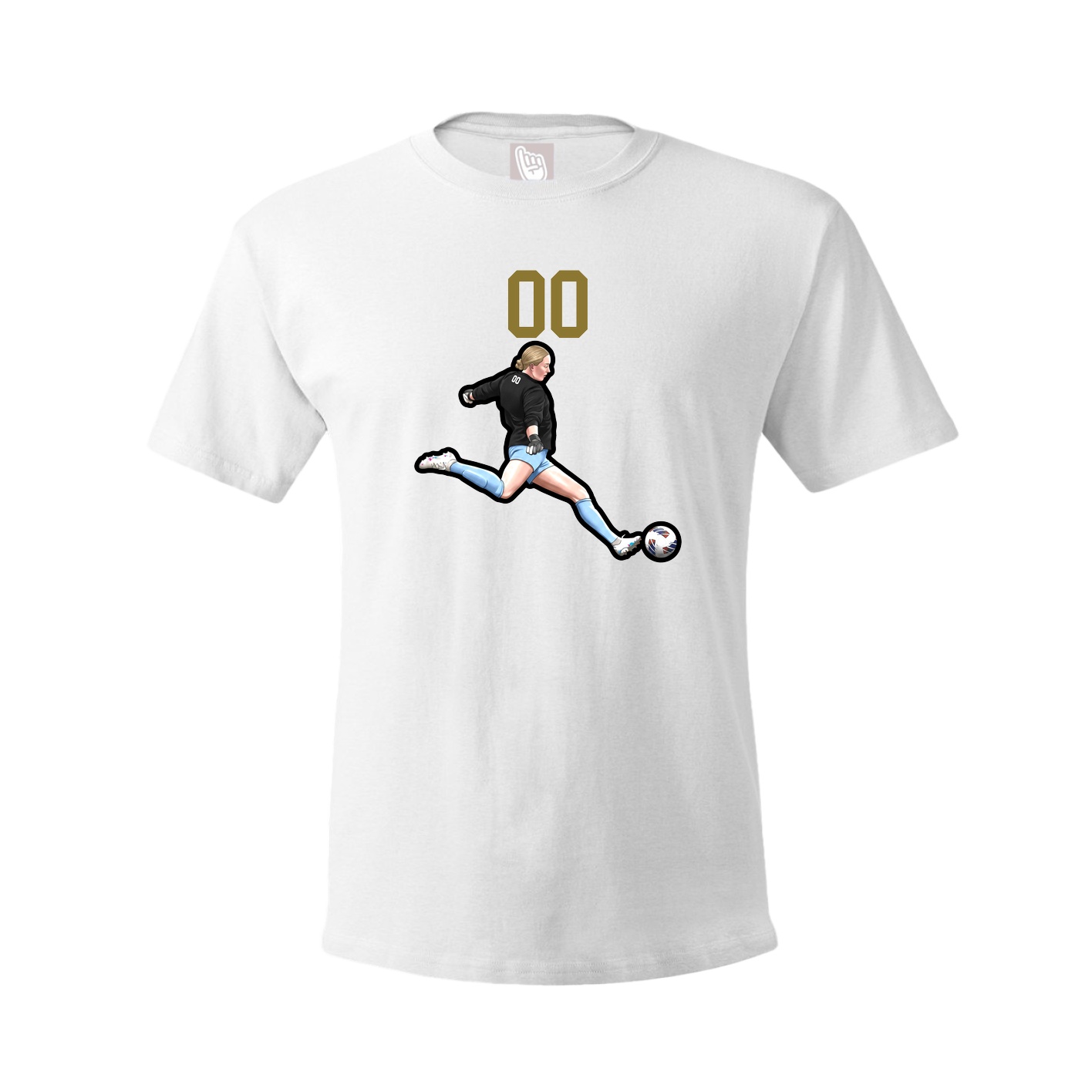 Tee — Number Top in White