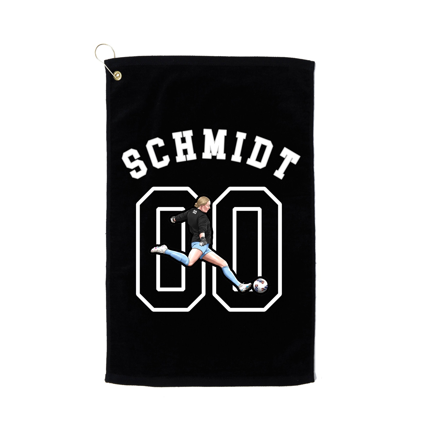 Golf Towel — Shirsey Arch in Black