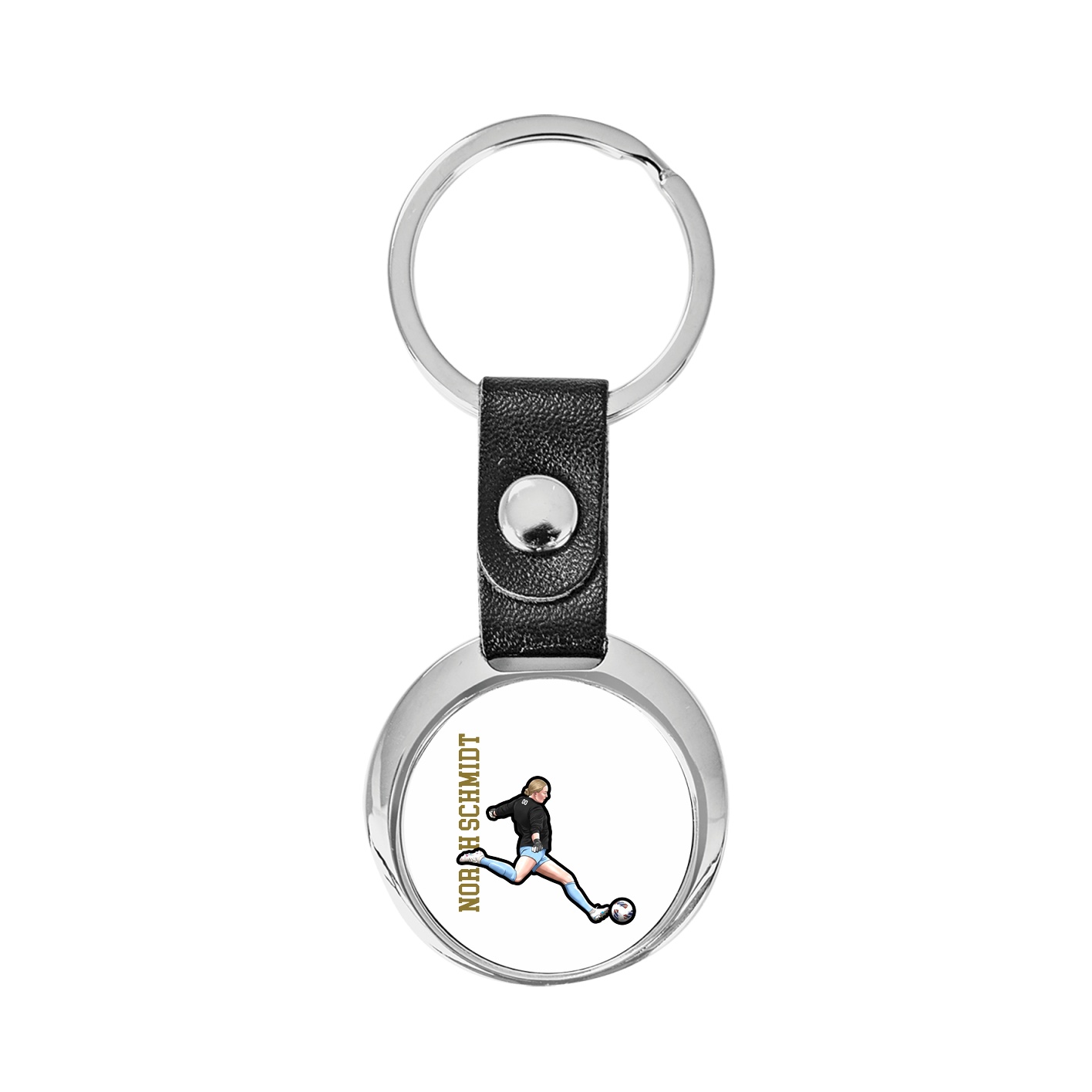 Key Chain — Name Vertical in Classic